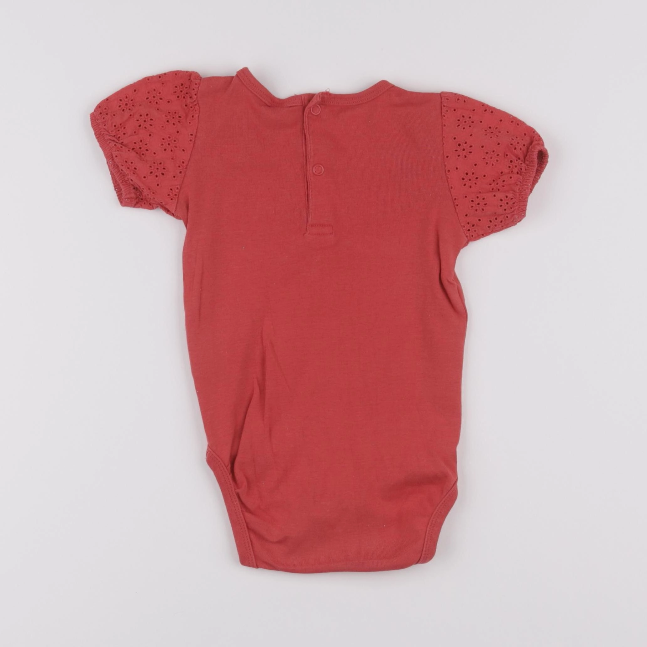 H&M - body tee-shirt rose - 6/9 mois