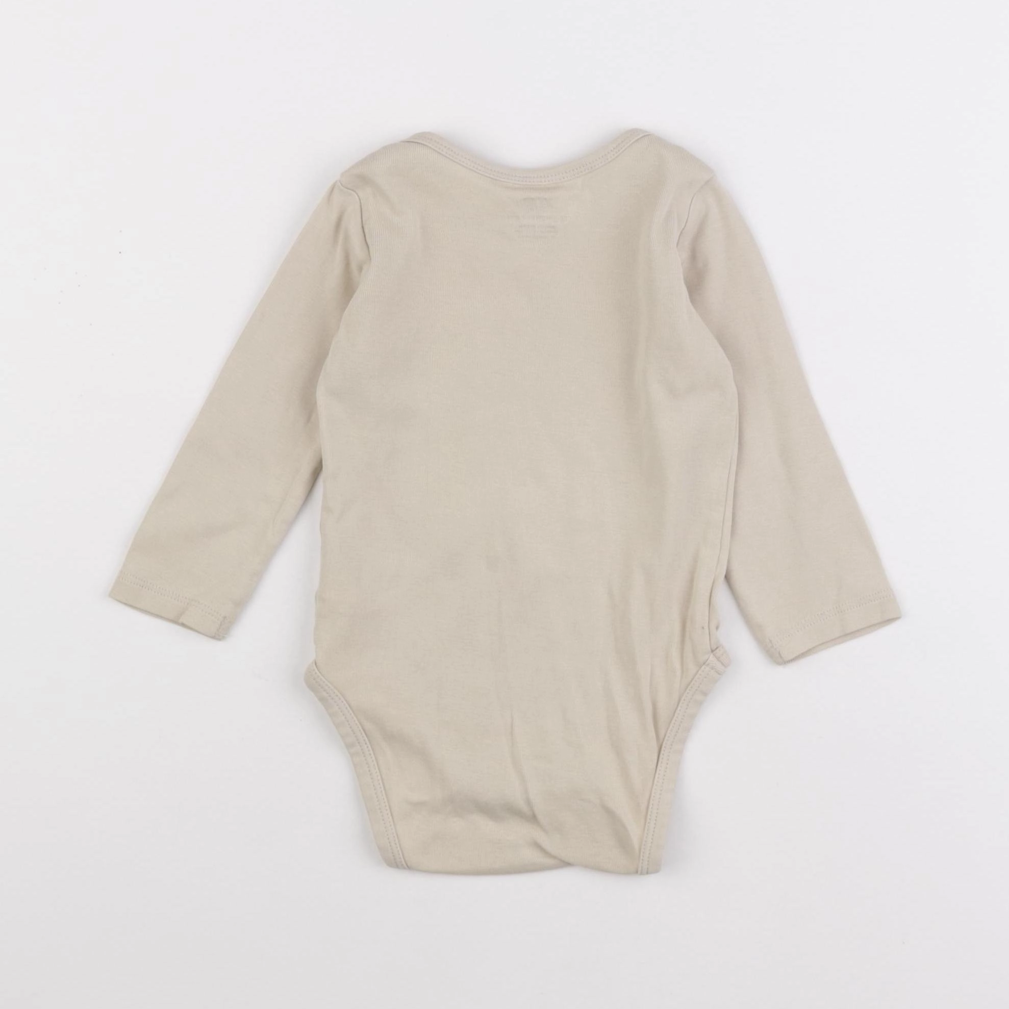 H&M - body beige - 9/12 mois