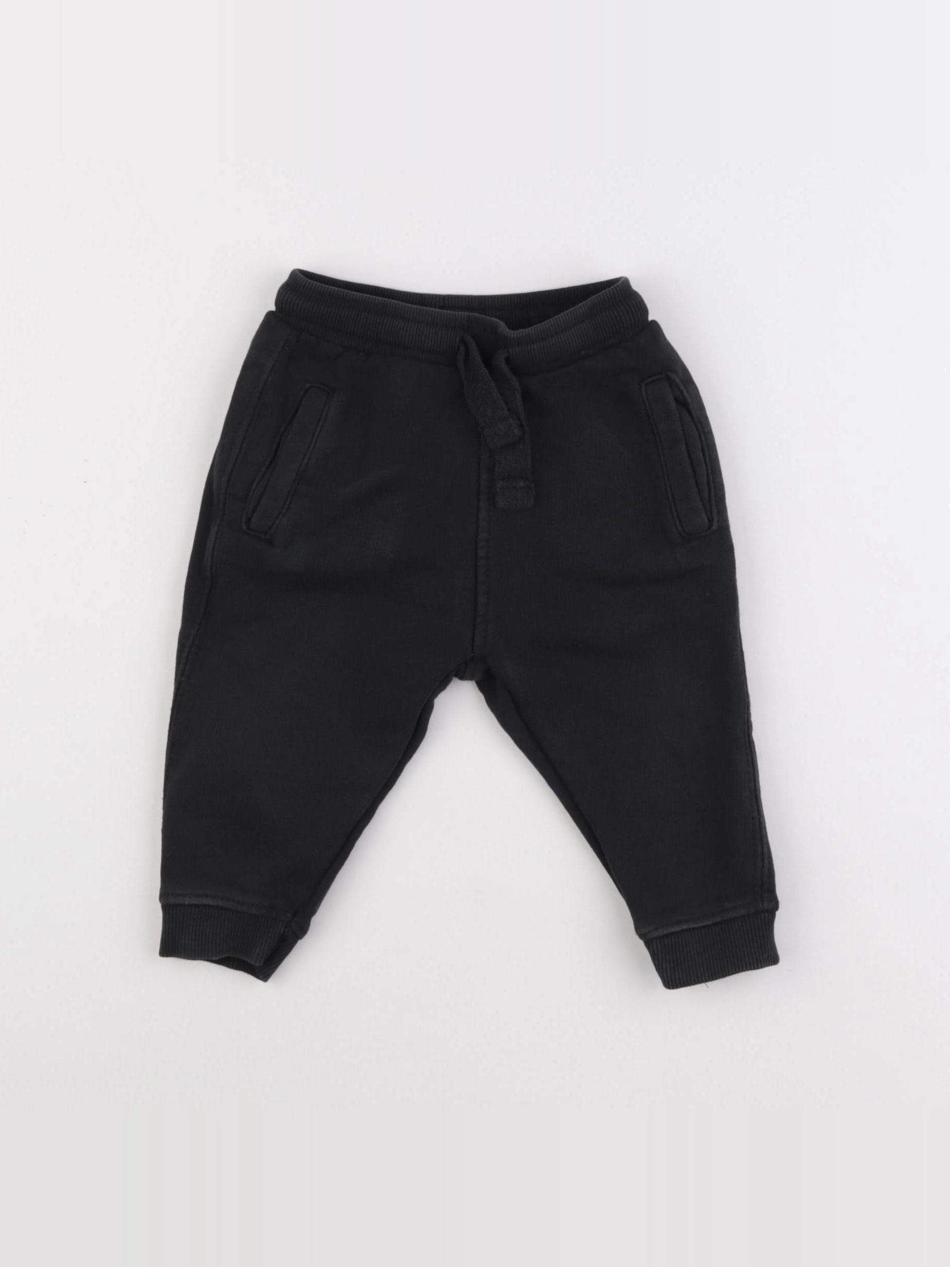 Zara - jogging noir - 9/12 mois
