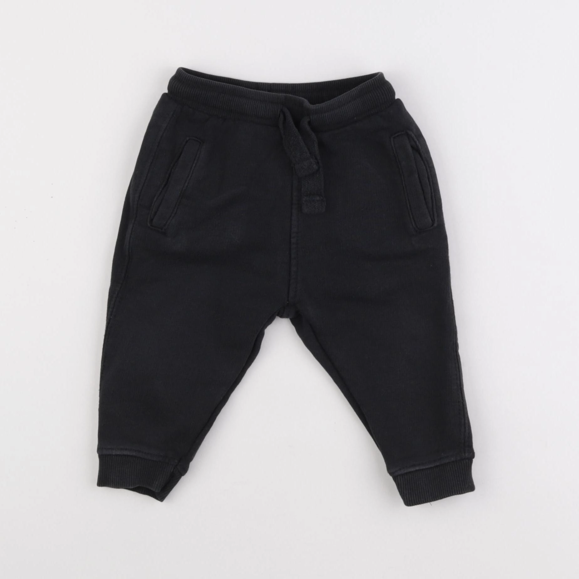 Zara - jogging noir - 9/12 mois
