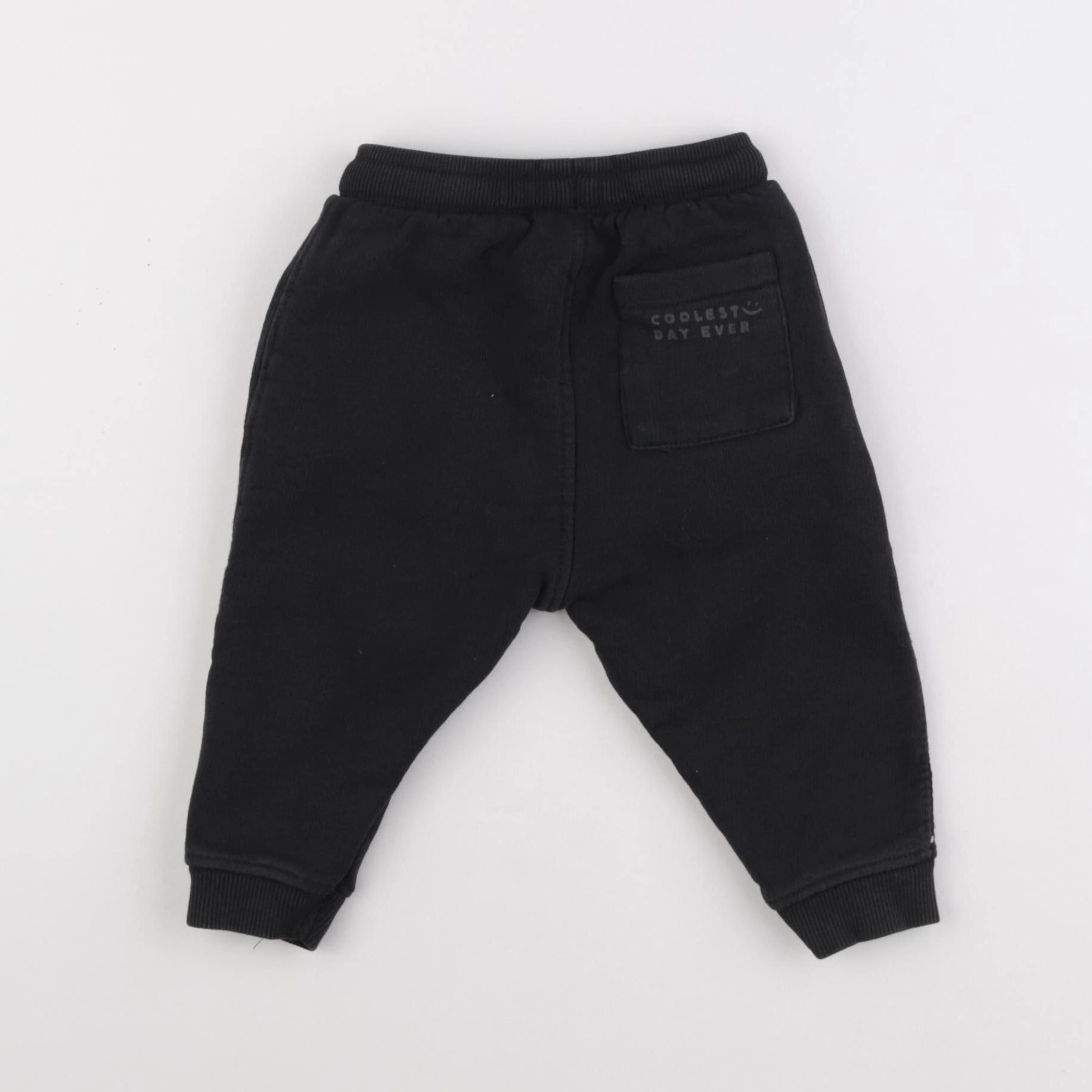 Zara - jogging noir - 9/12 mois