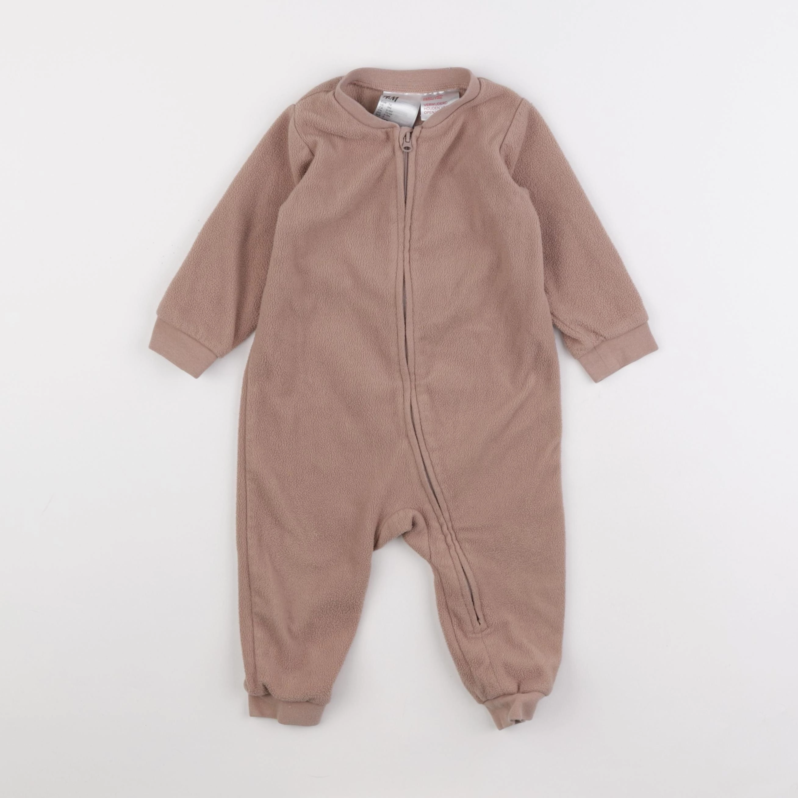 H&M - sur-pyjama marron - 6/9 mois