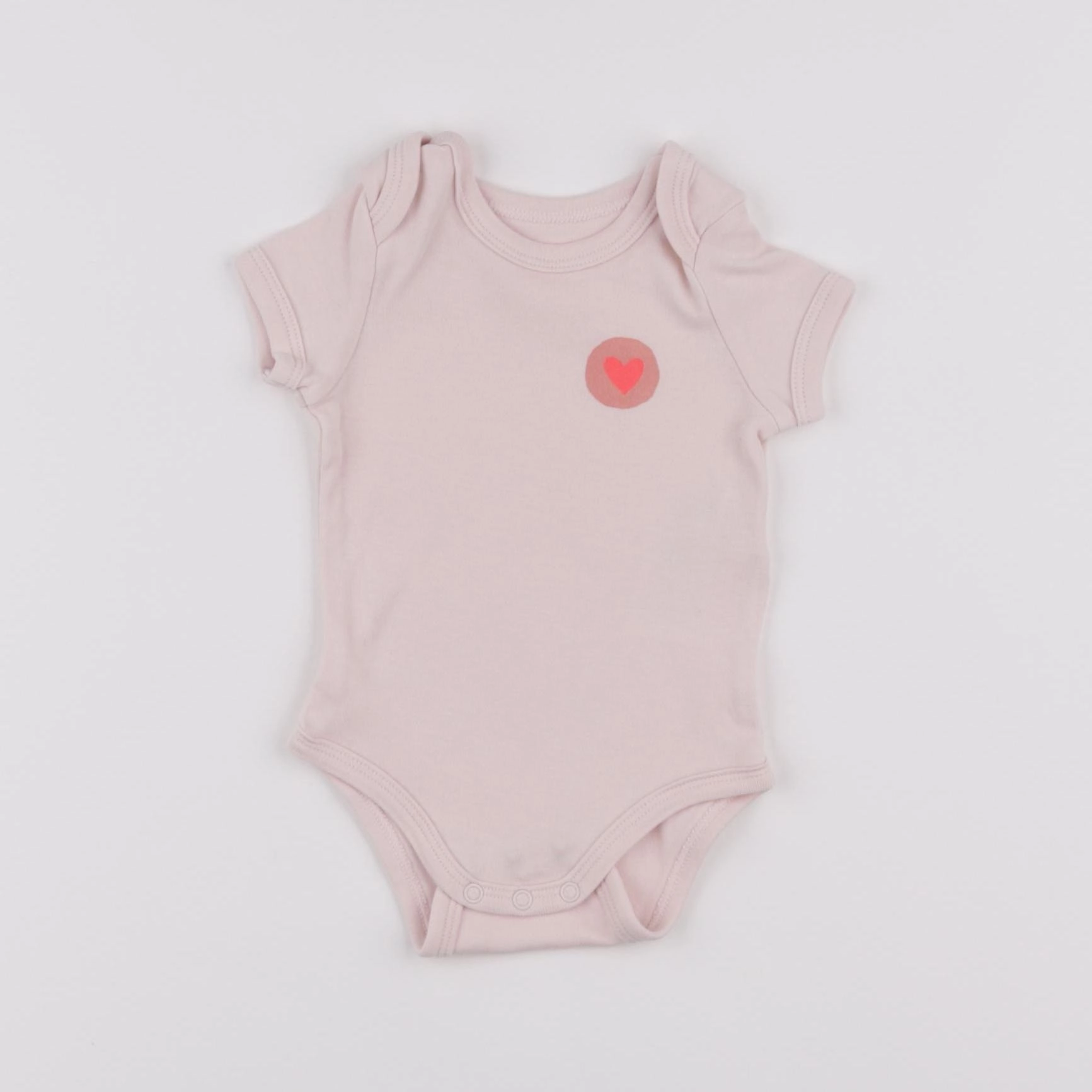 Vertbaudet - body rose - 3 mois