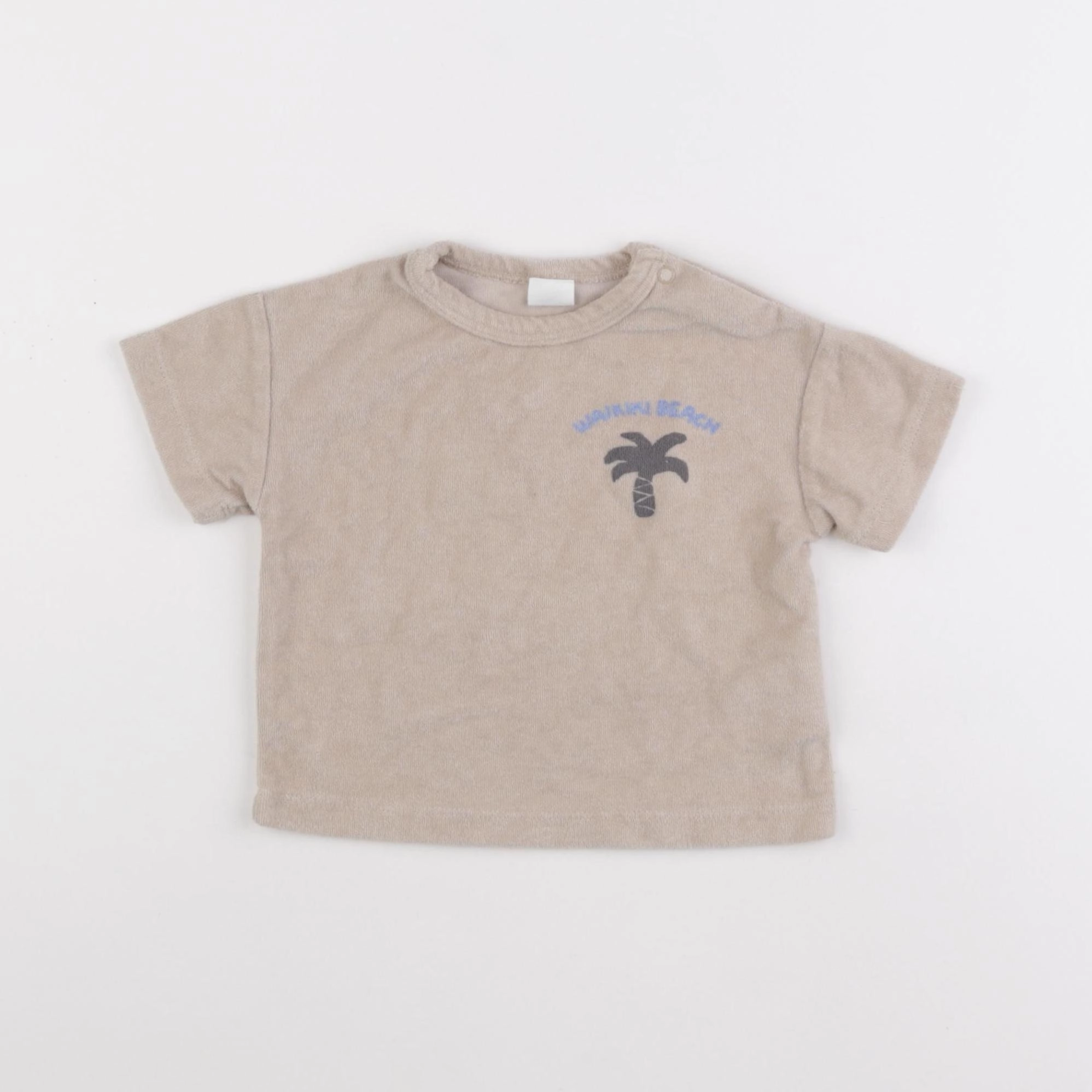 H&M - tee-shirt beige - 3/6 mois