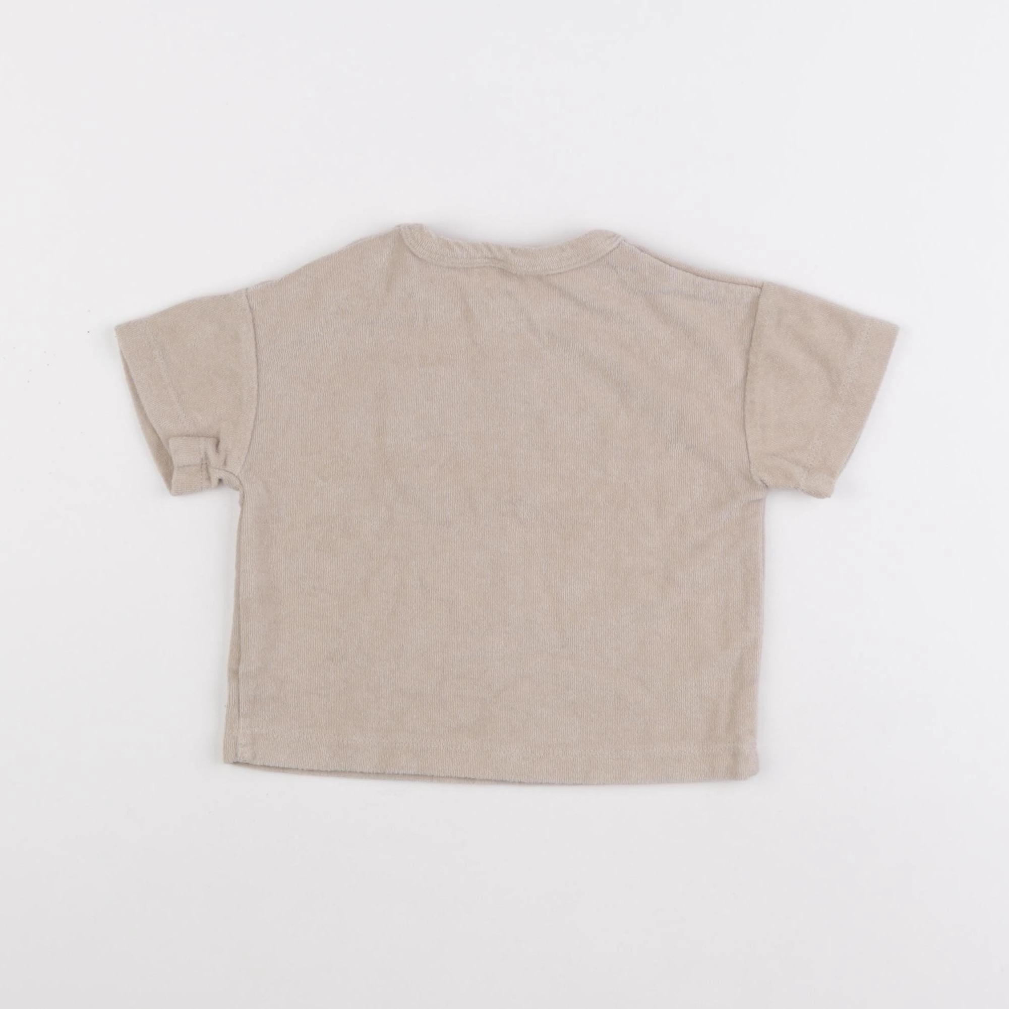 H&M - tee-shirt beige - 3/6 mois