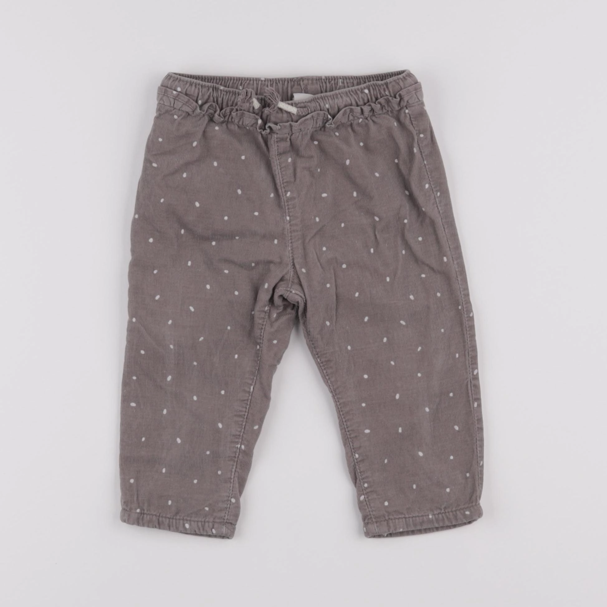 H&M - pantalon gris - 3/6 mois