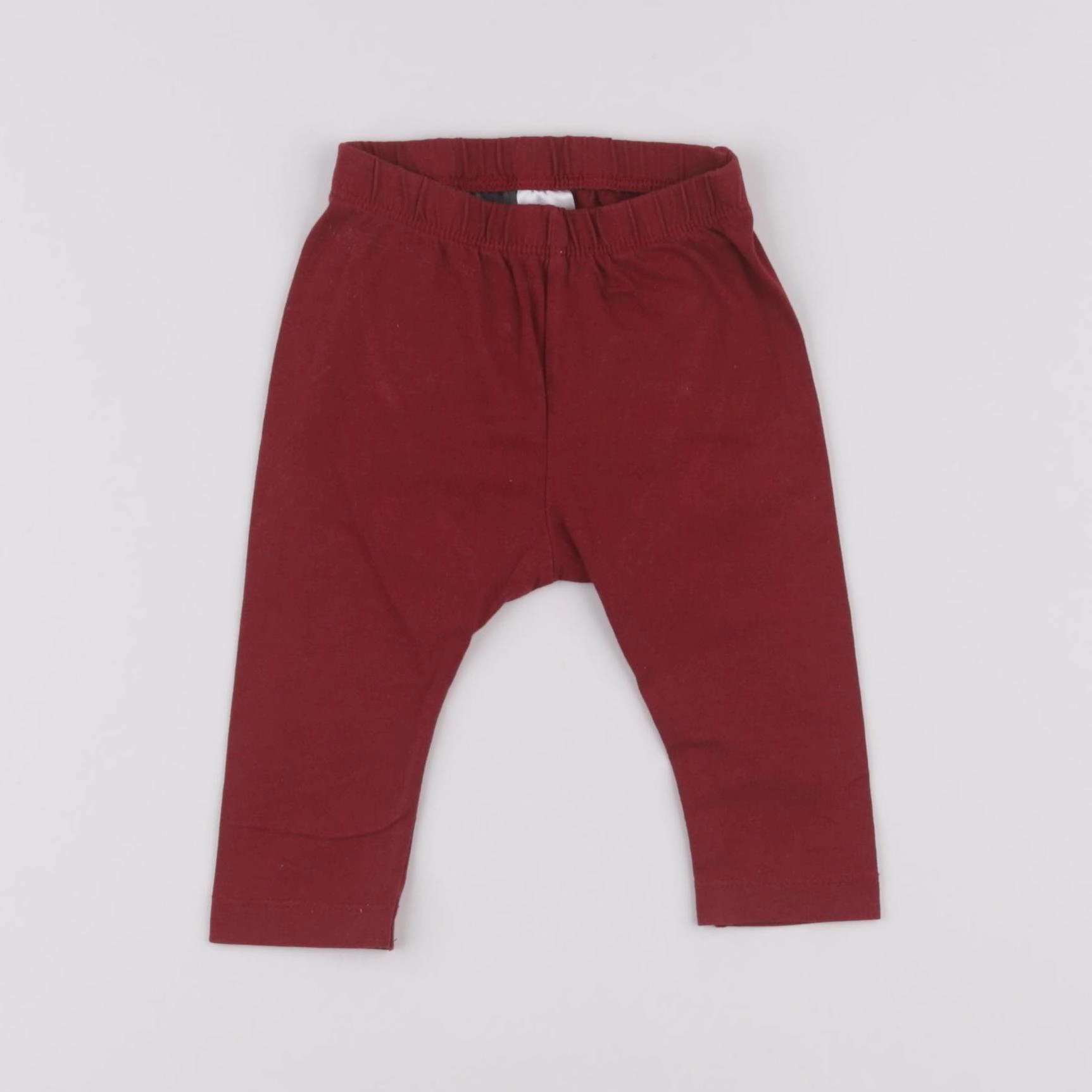 H&M - legging rouge - 3/6 mois