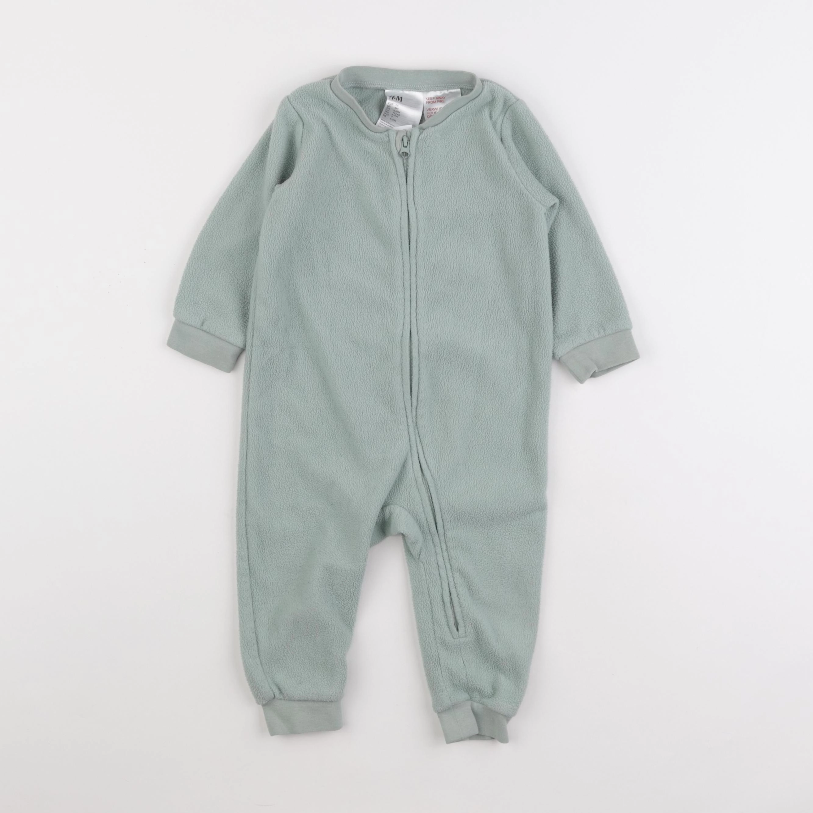 H&M - sur-pyjama vert - 6/9 mois