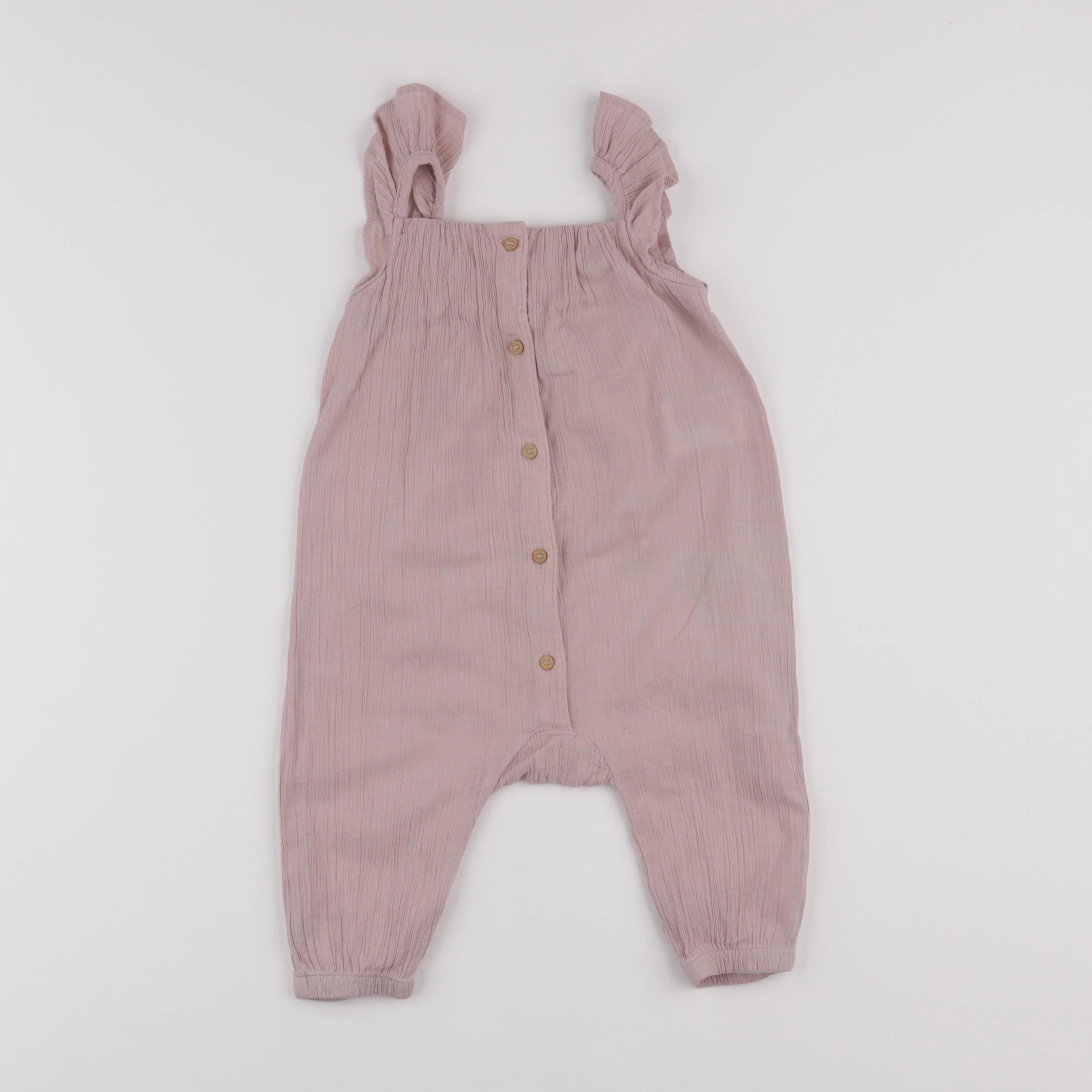 H&M - combinaison rose - 6/9 mois