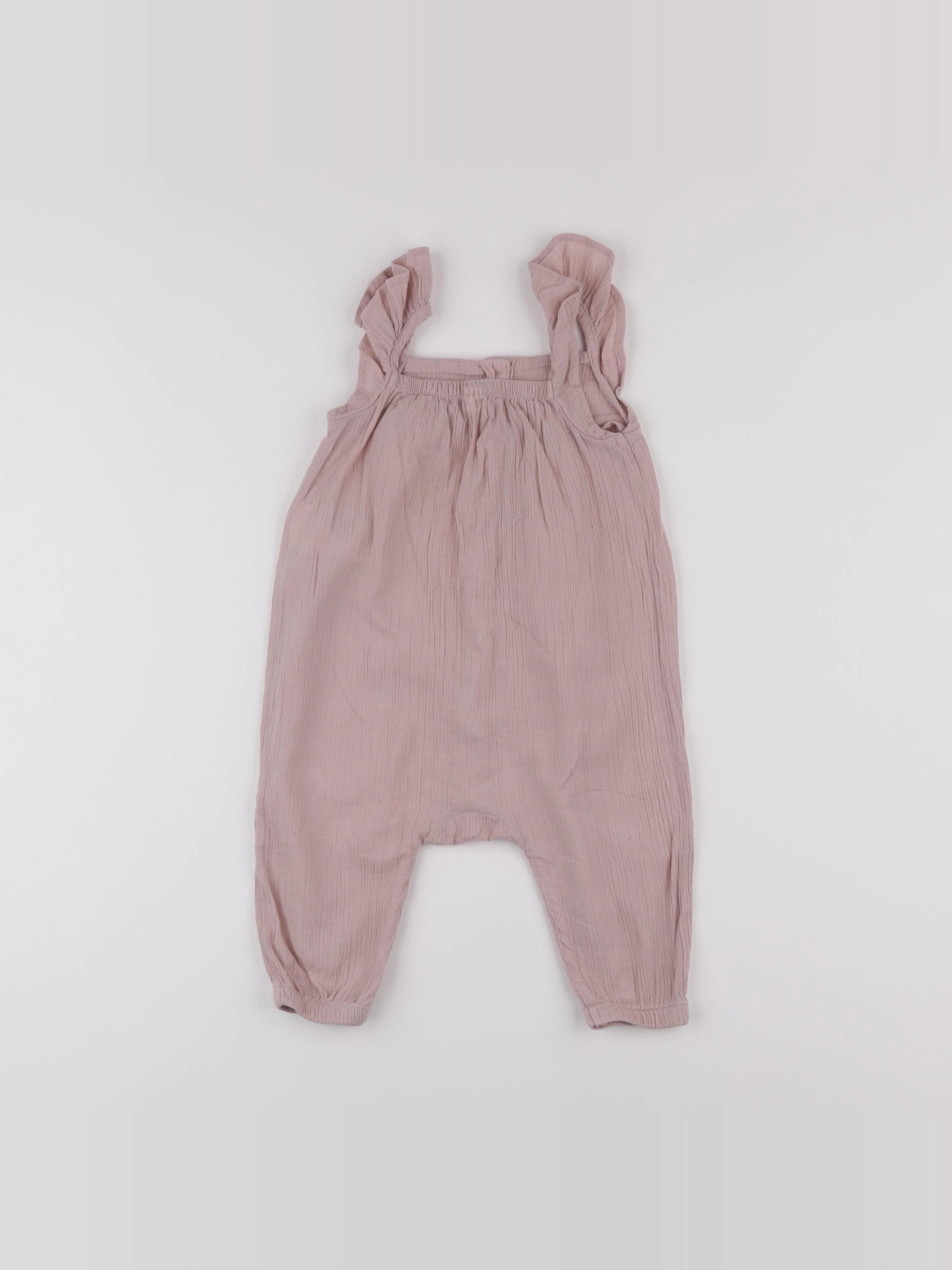 H&M - combinaison rose - 6/9 mois