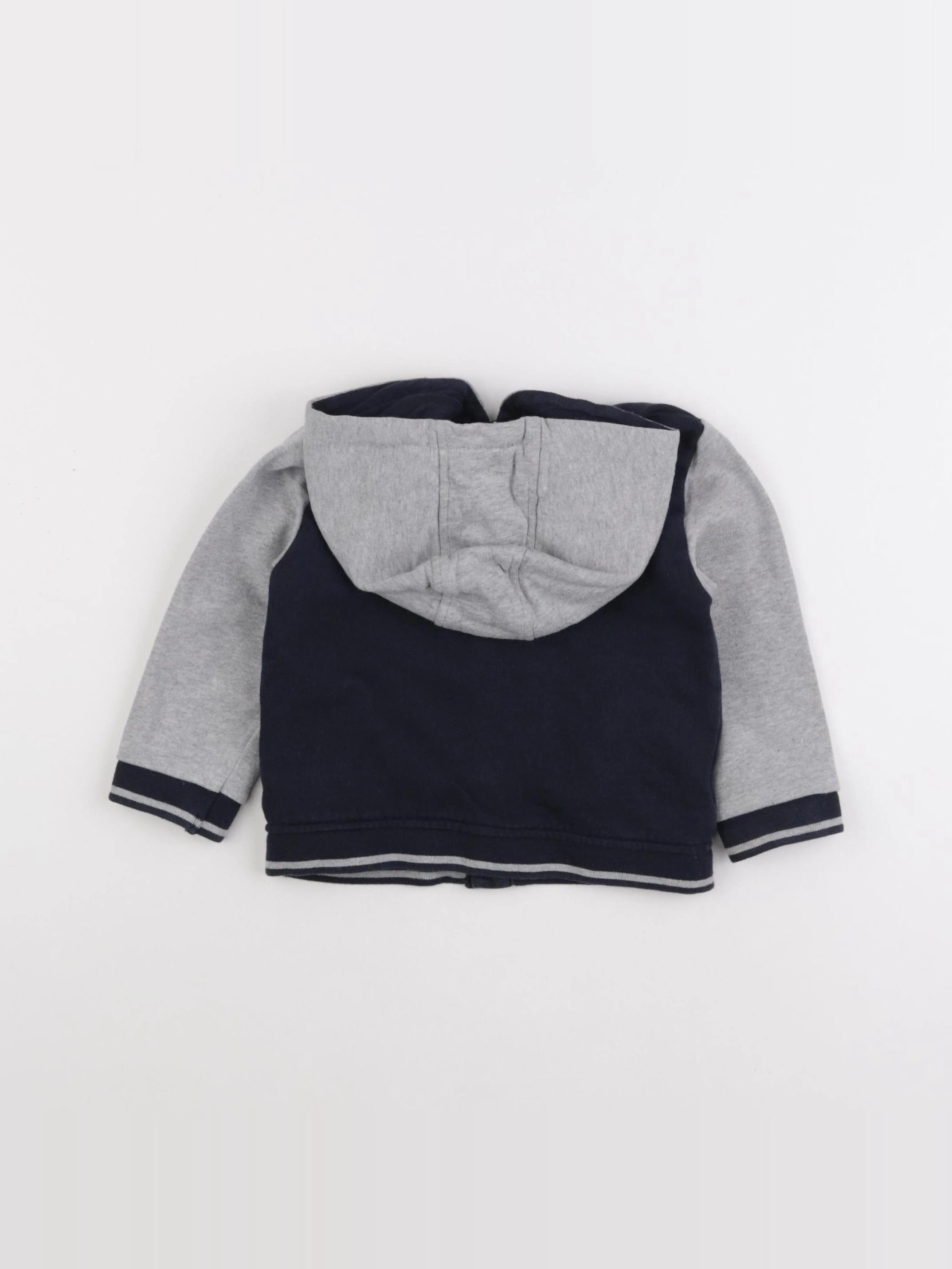 Boutchou - sweat bleu, gris - 24 mois