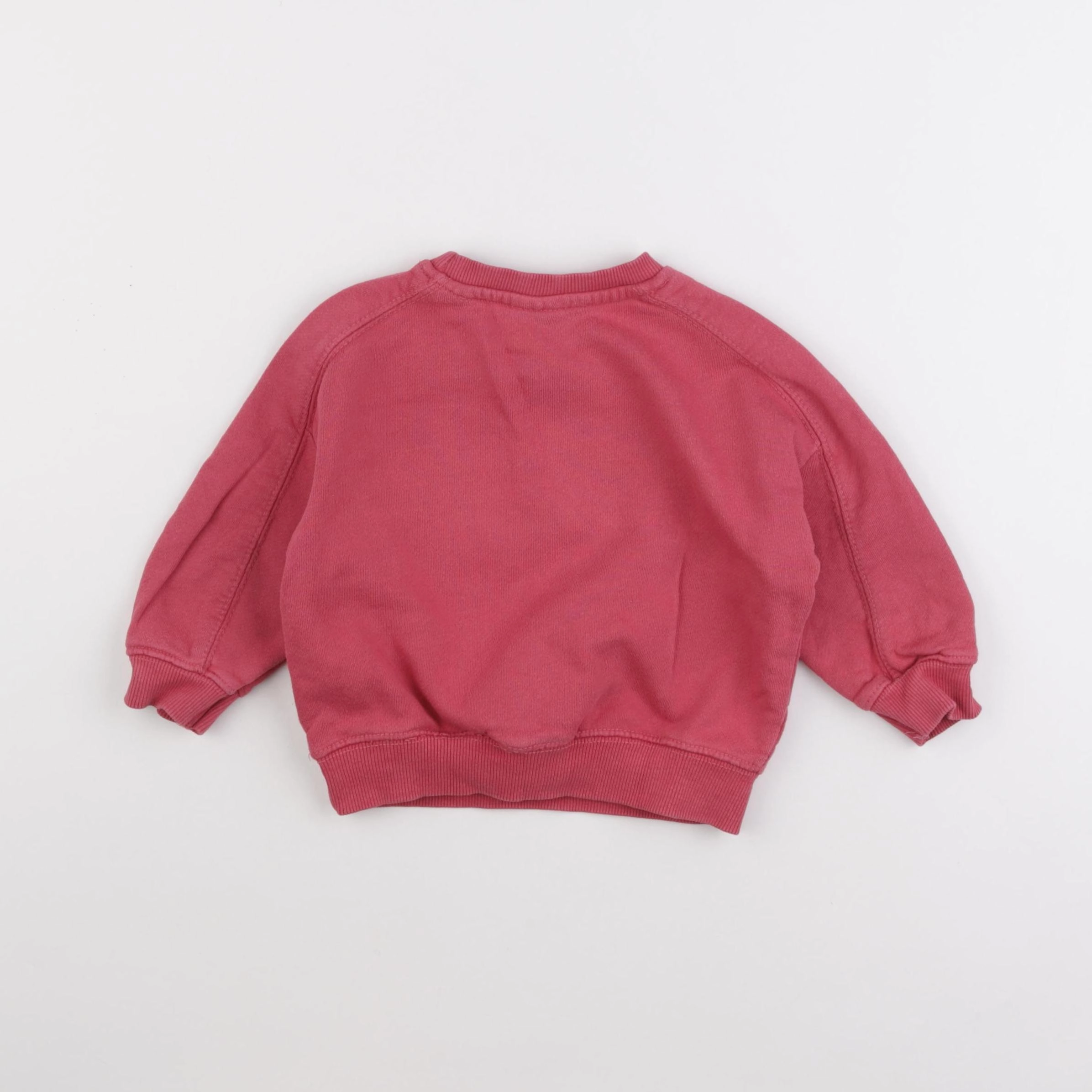 Zara - sweat rose - 9/12 mois