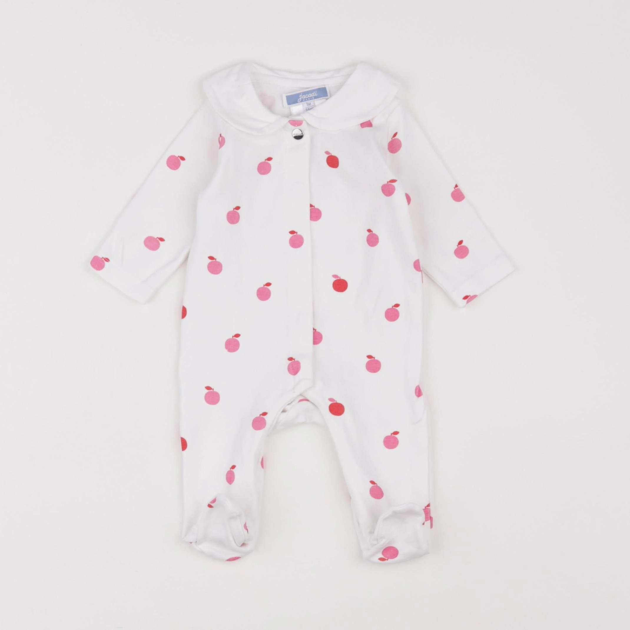 Jacadi - pyjama coton rose - 1 mois
