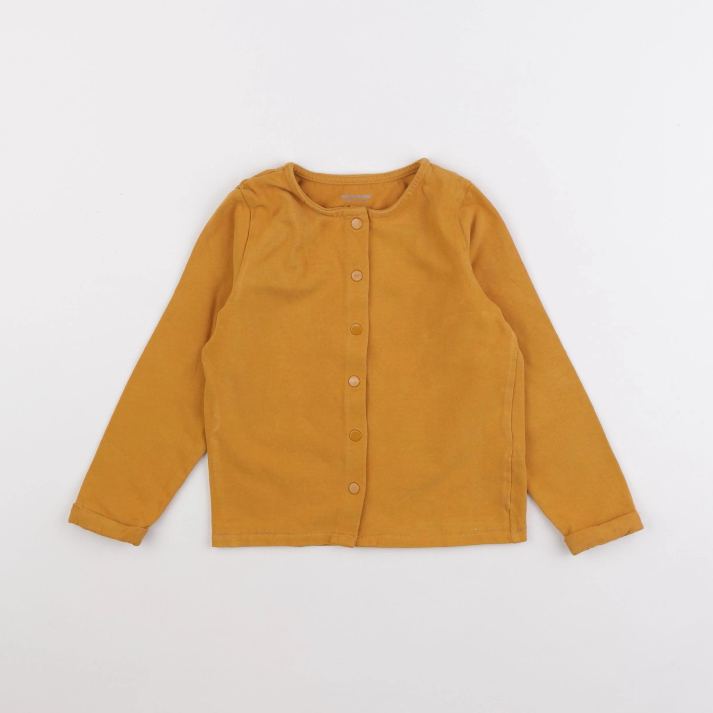 Vertbaudet - sweat jaune - 5 ans
