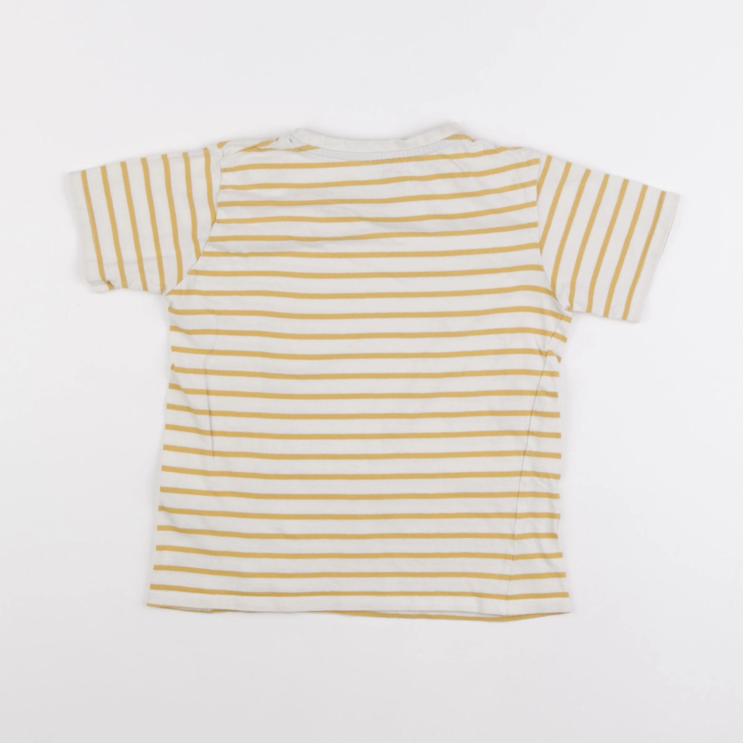 Vertbaudet - tee-shirt beige - 8 ans