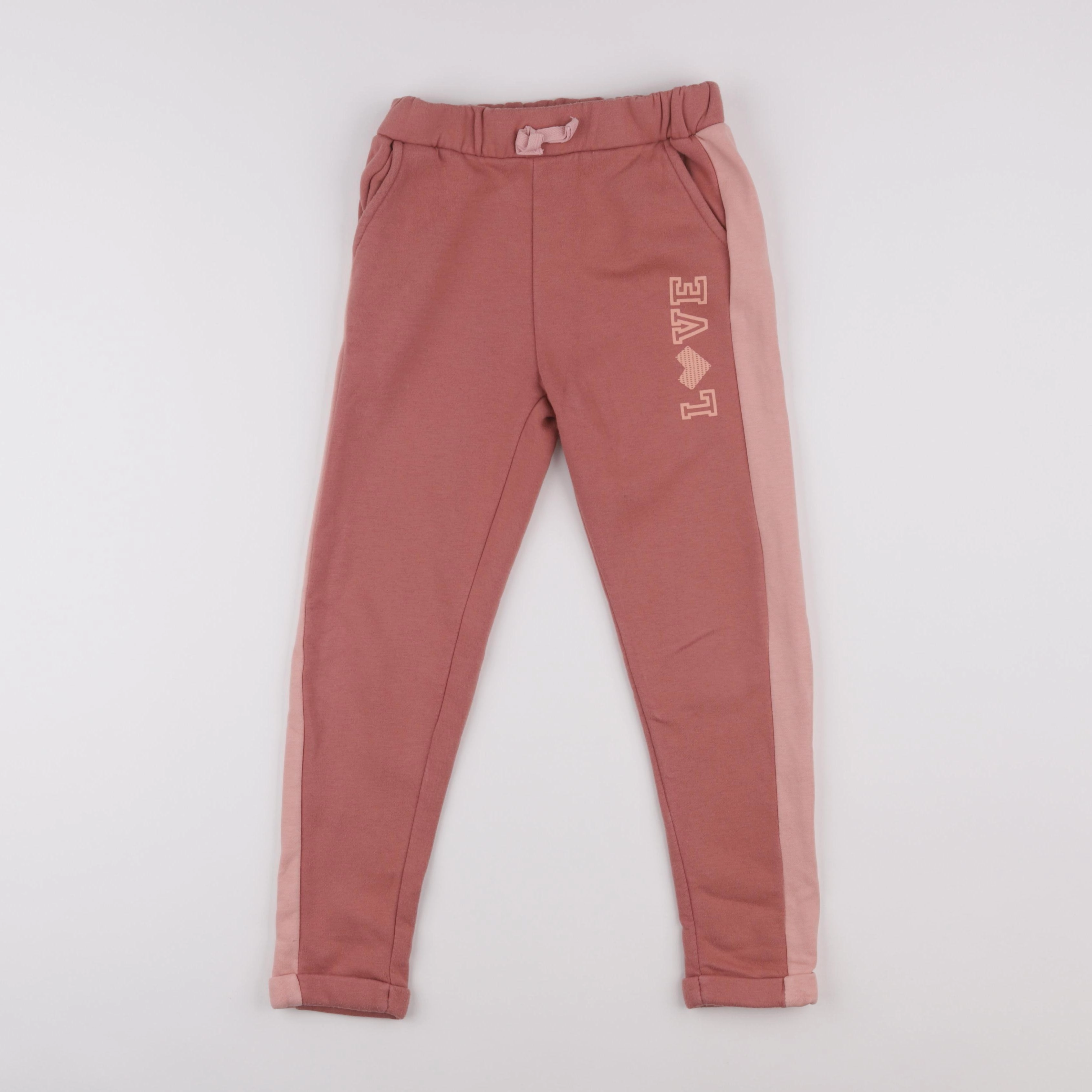 Vertbaudet - jogging rose - 8 ans