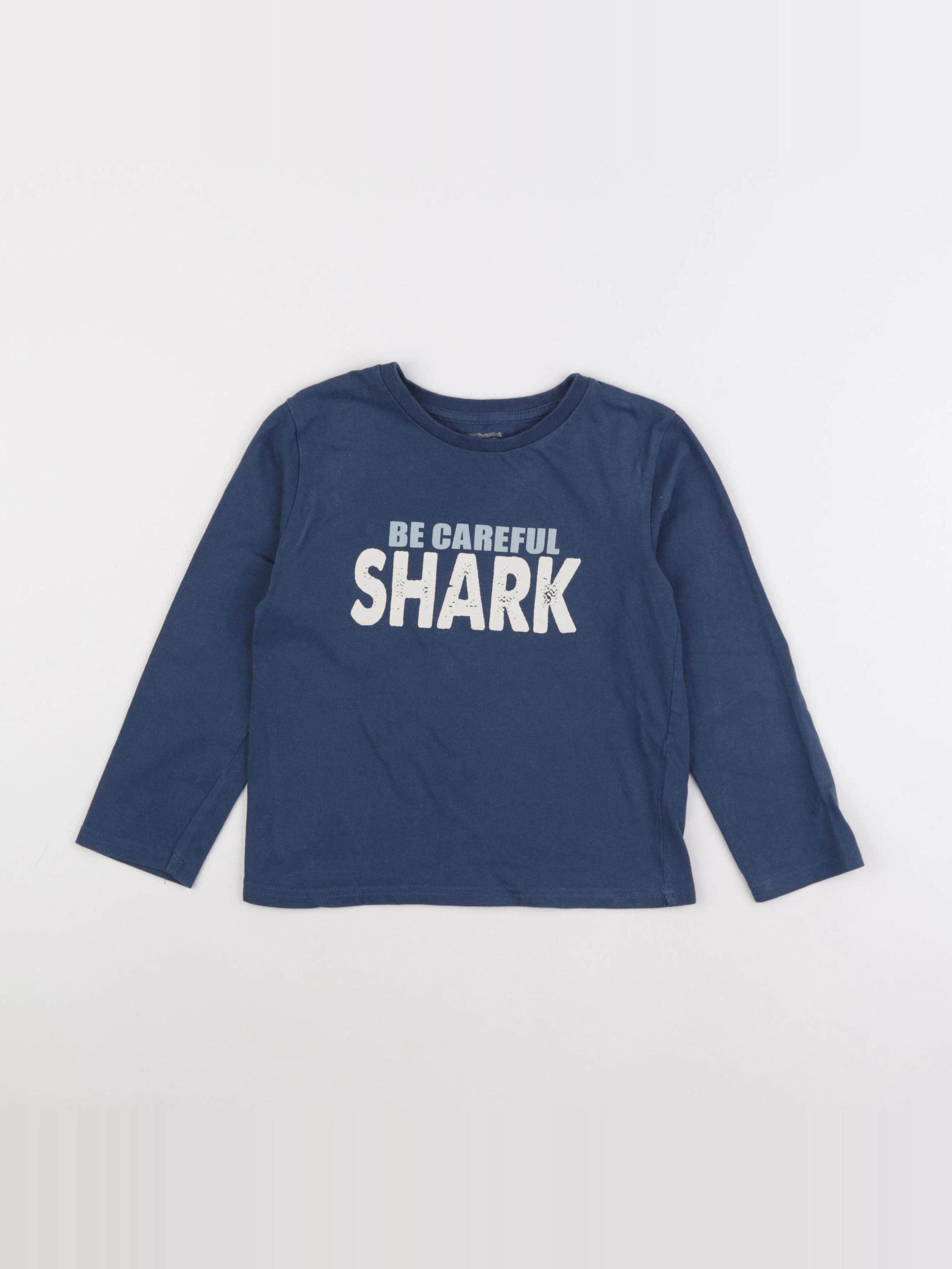 Vertbaudet - tee-shirt bleu - 6 ans
