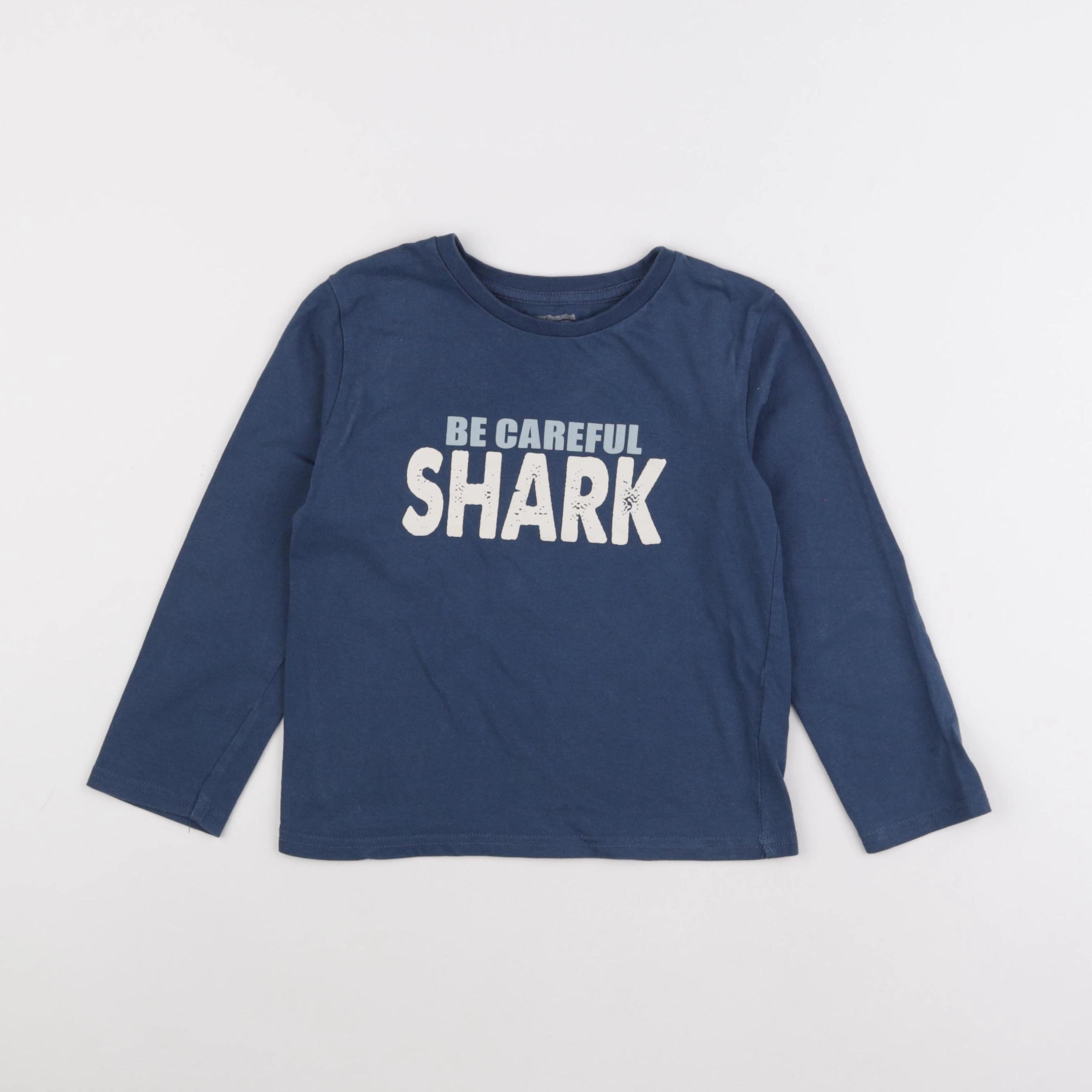 Vertbaudet - tee-shirt bleu - 6 ans
