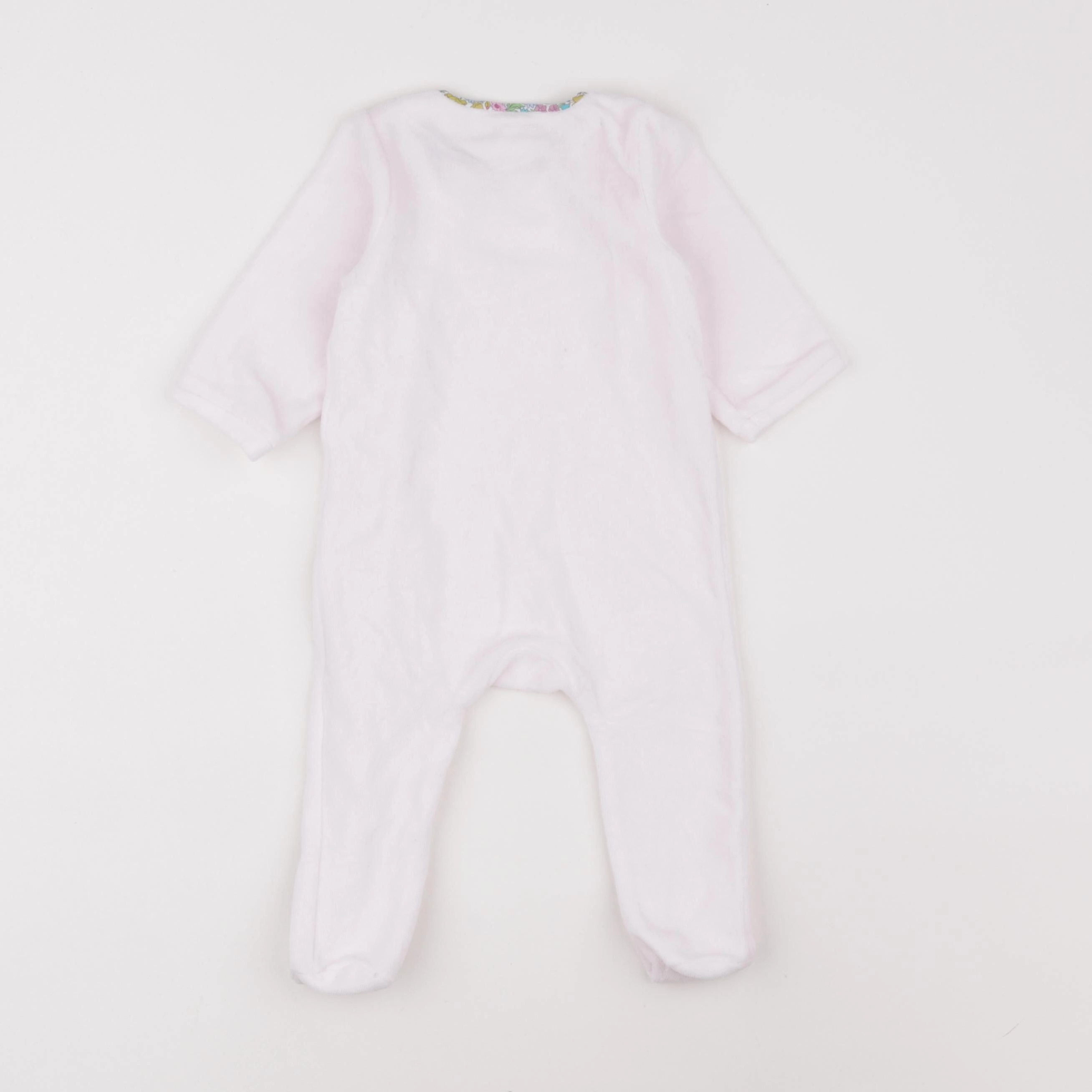 Jacadi - pyjama velours rose - 6 mois