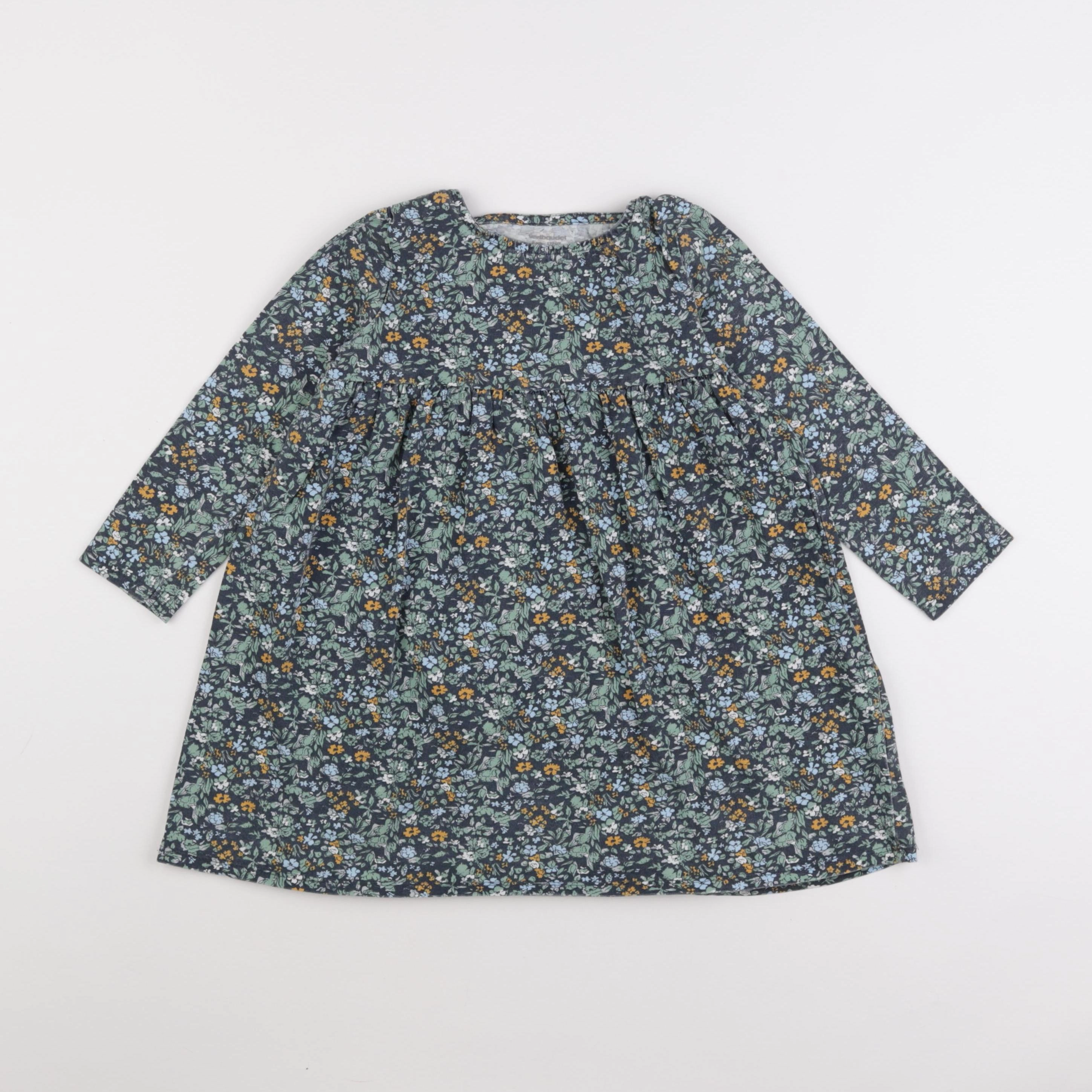 Vertbaudet - robe vert - 5 ans