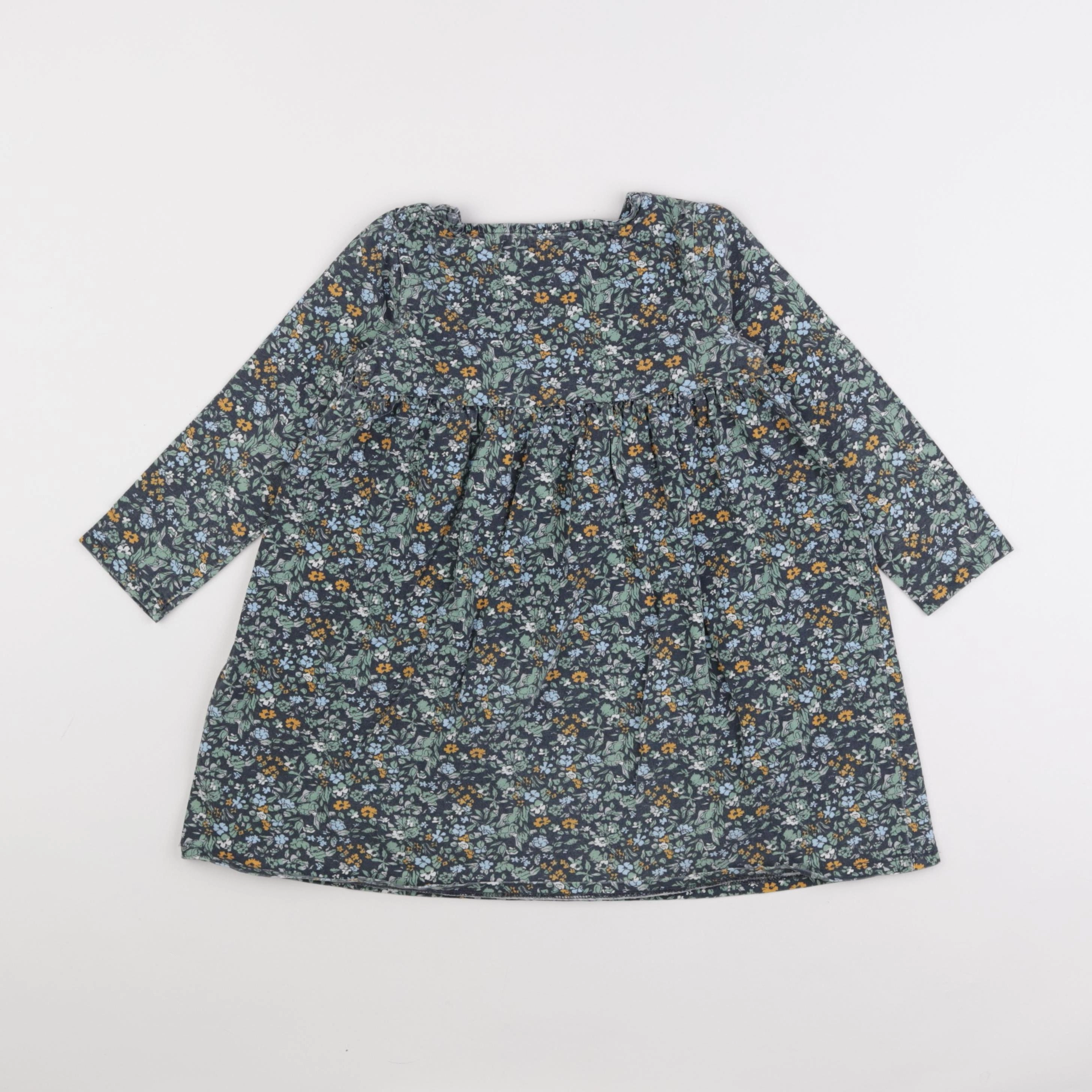 Vertbaudet - robe vert - 5 ans