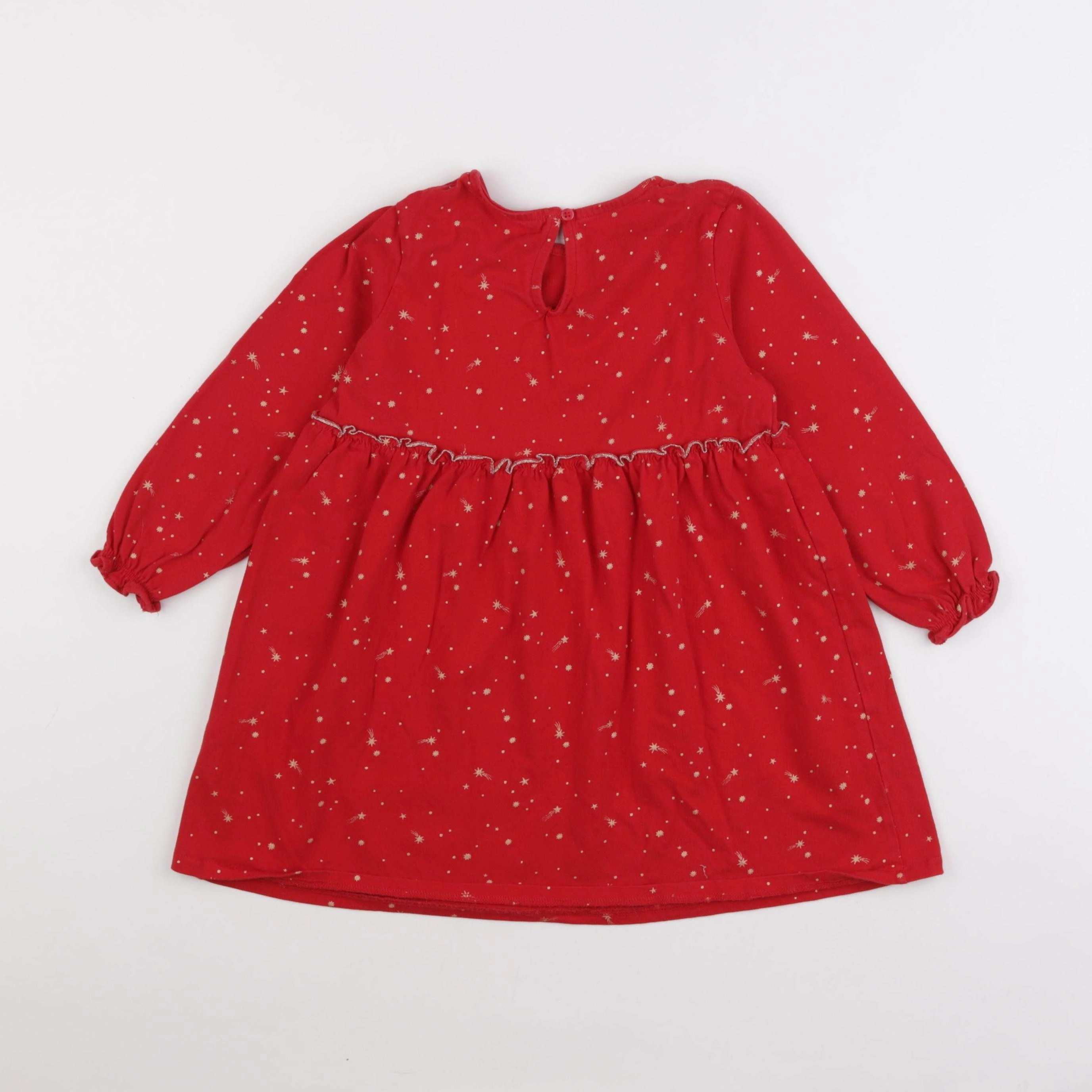 Vertbaudet - robe rouge - 5 ans