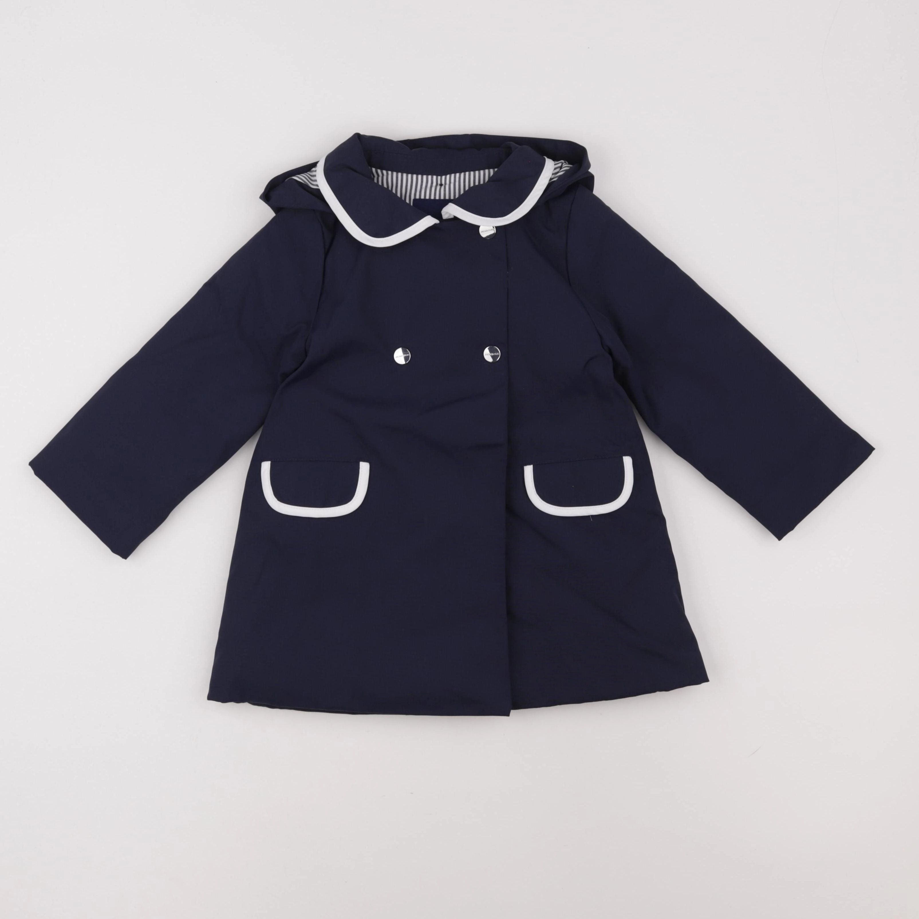 Jacadi - imperméable bleu - 36 mois