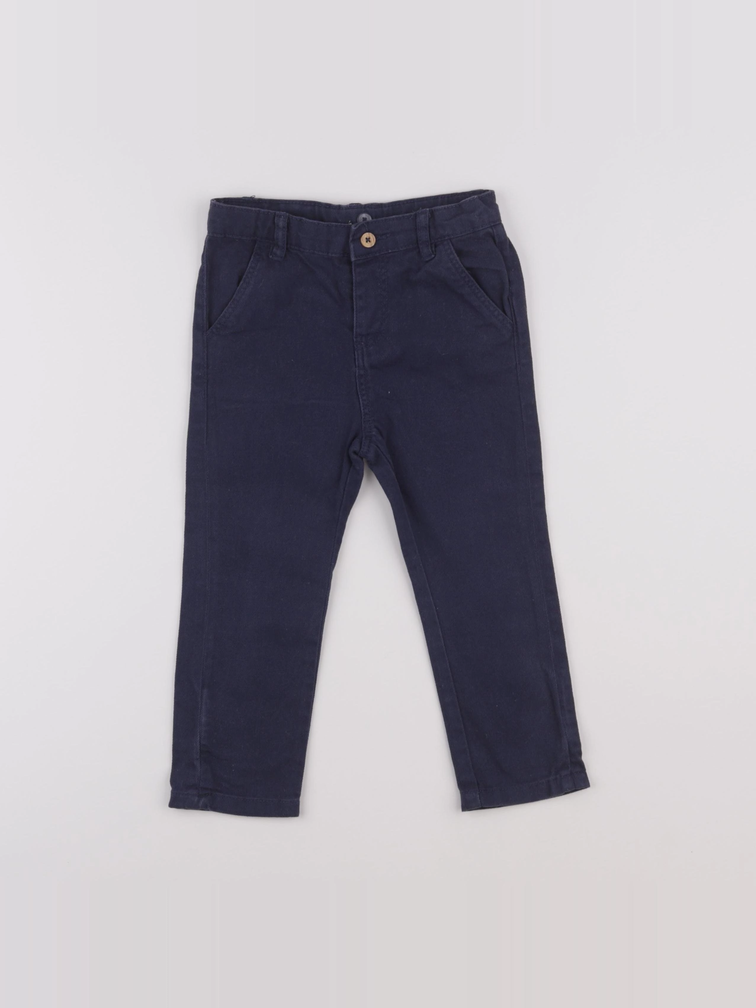 Vertbaudet - pantalon bleu - 24 mois
