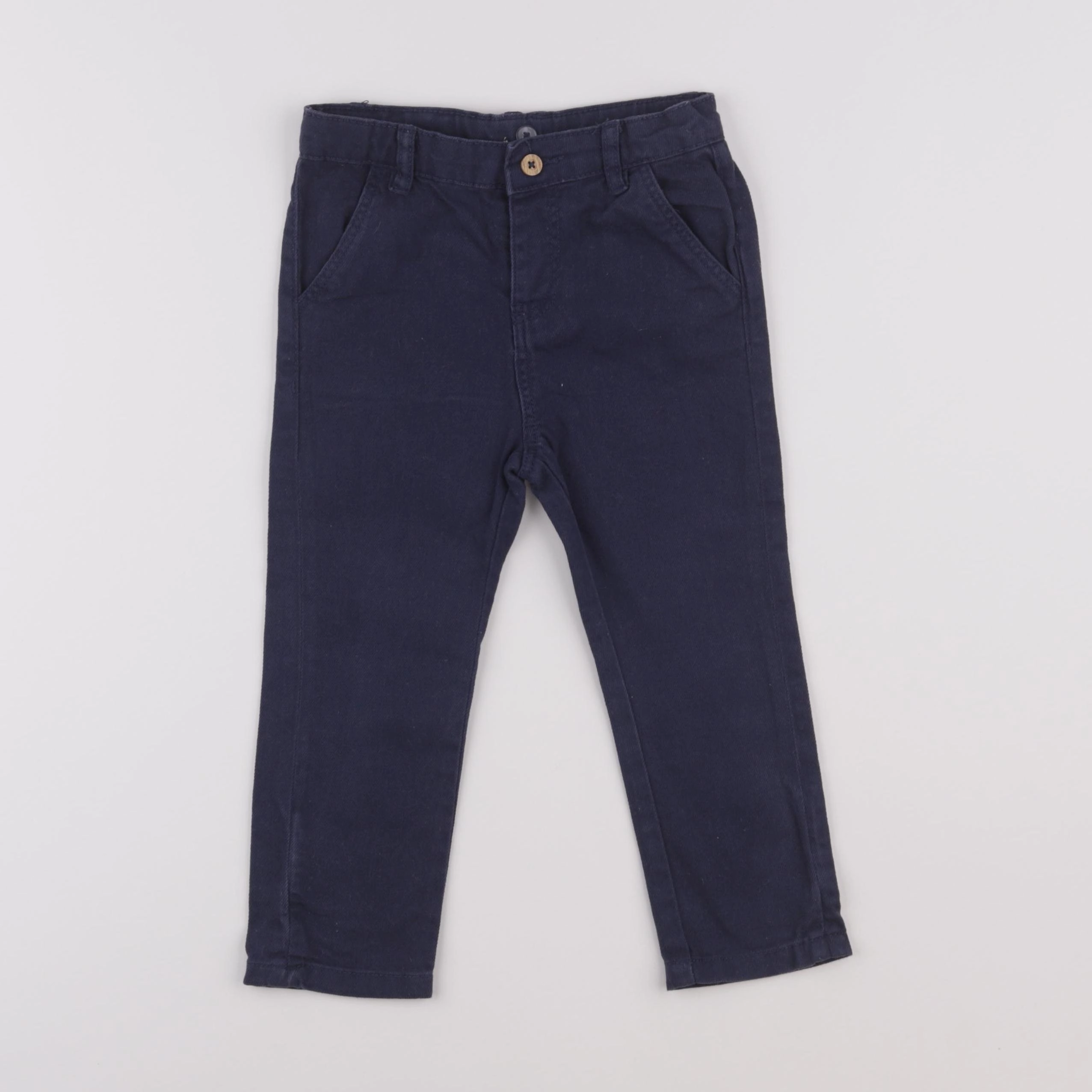 Vertbaudet - pantalon bleu - 24 mois