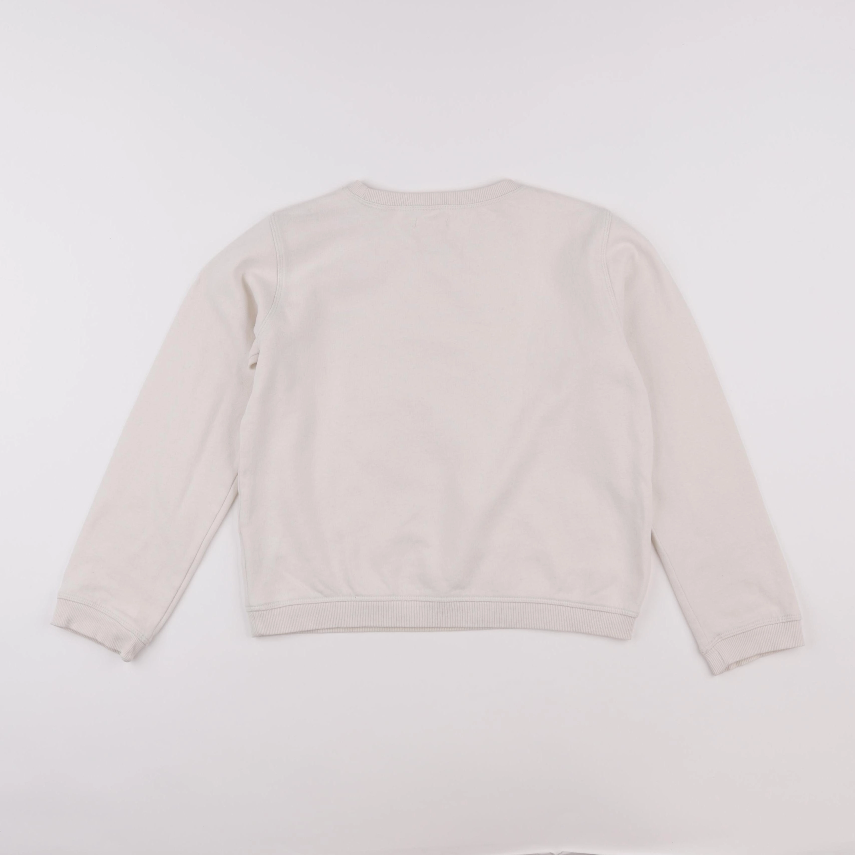 Vertbaudet - sweat blanc - 10 ans