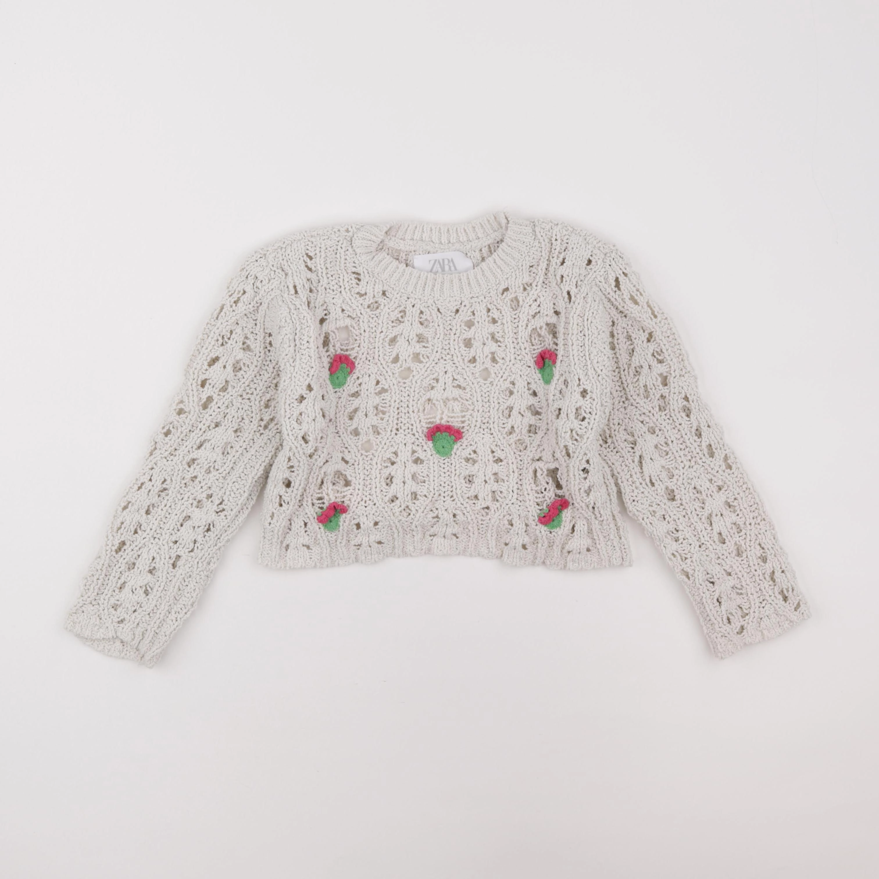 Zara - pull beige - 6/7 ans