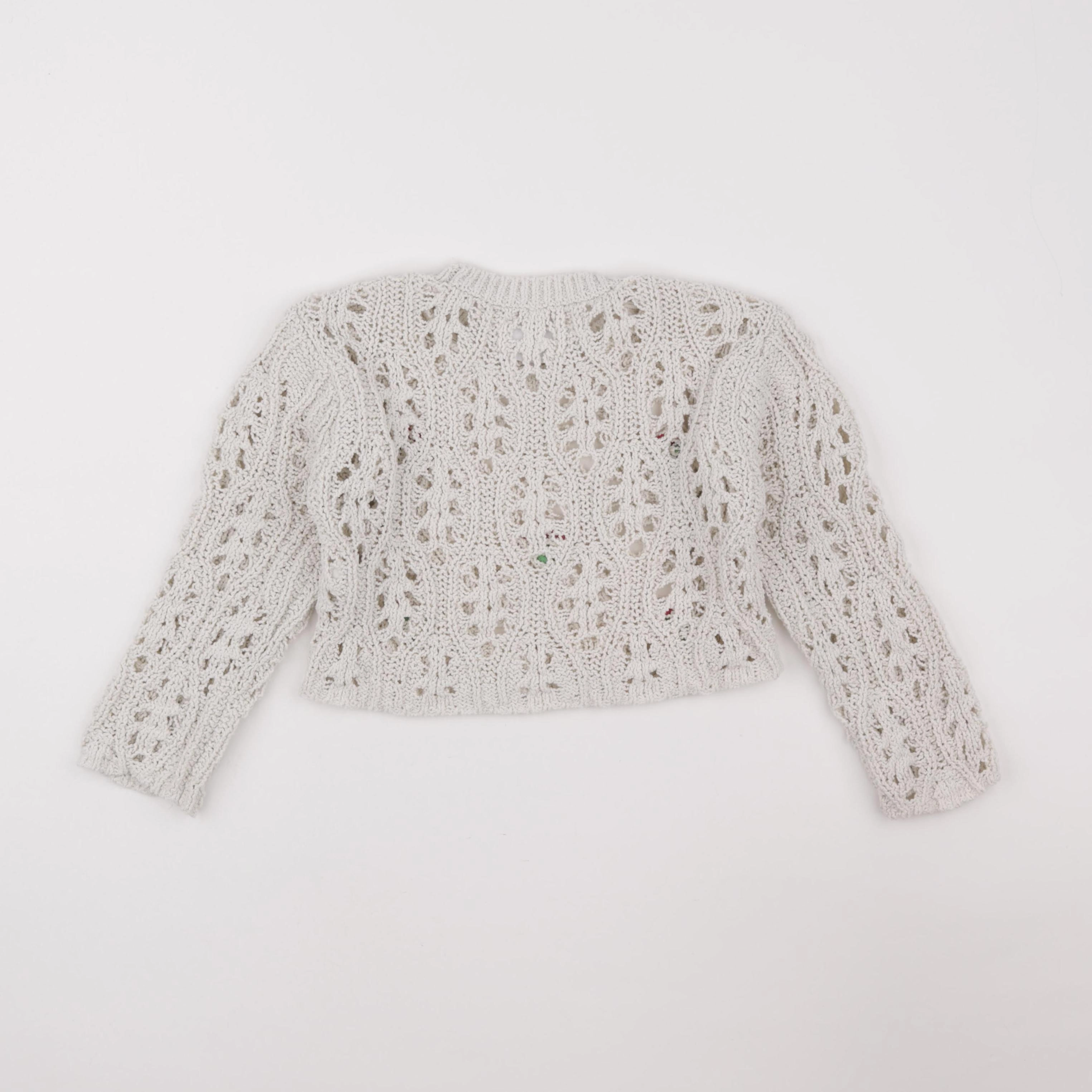 Zara - pull beige - 6/7 ans