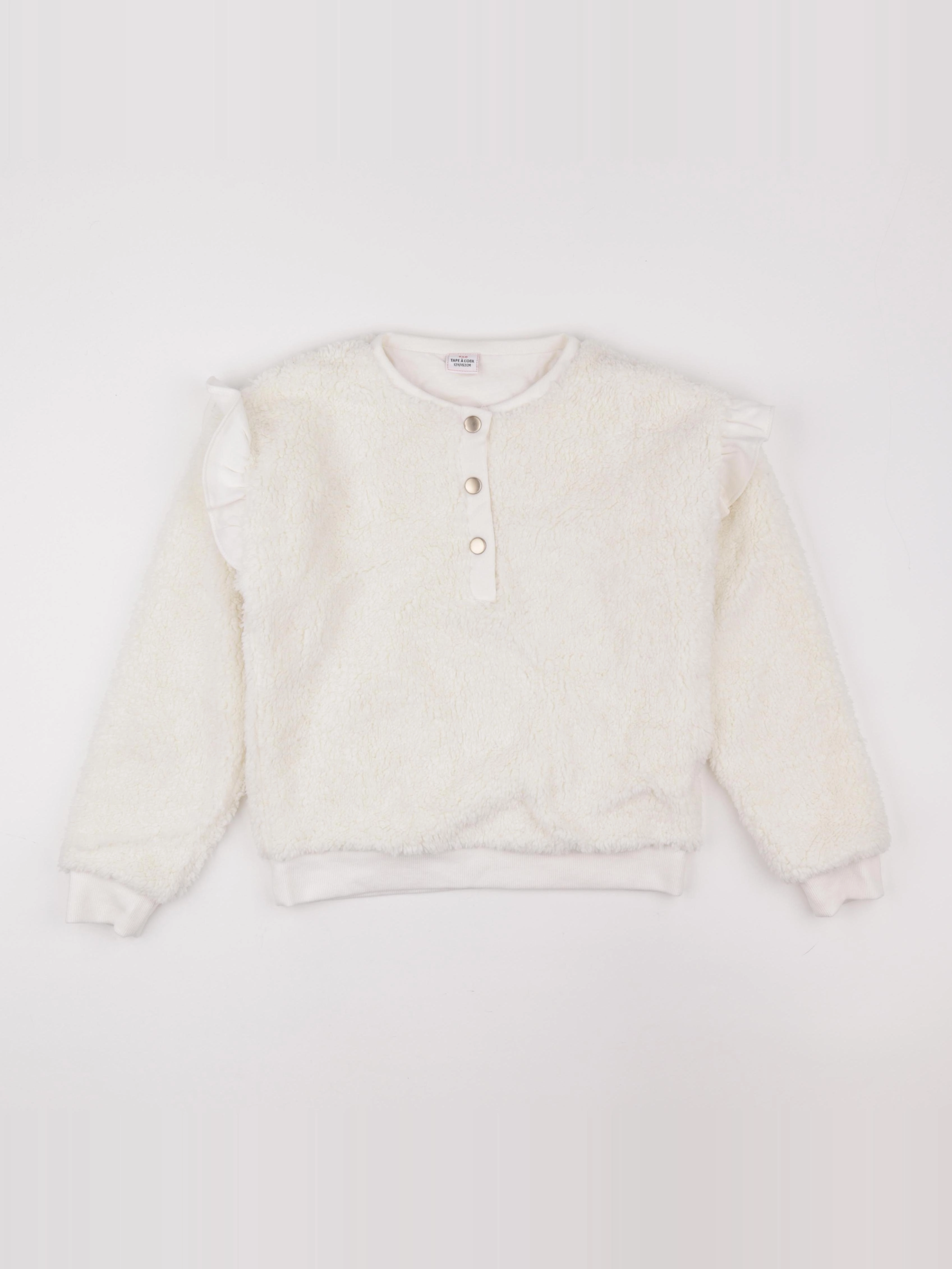 Tape à l'oeil - pull blanc - 12 ans