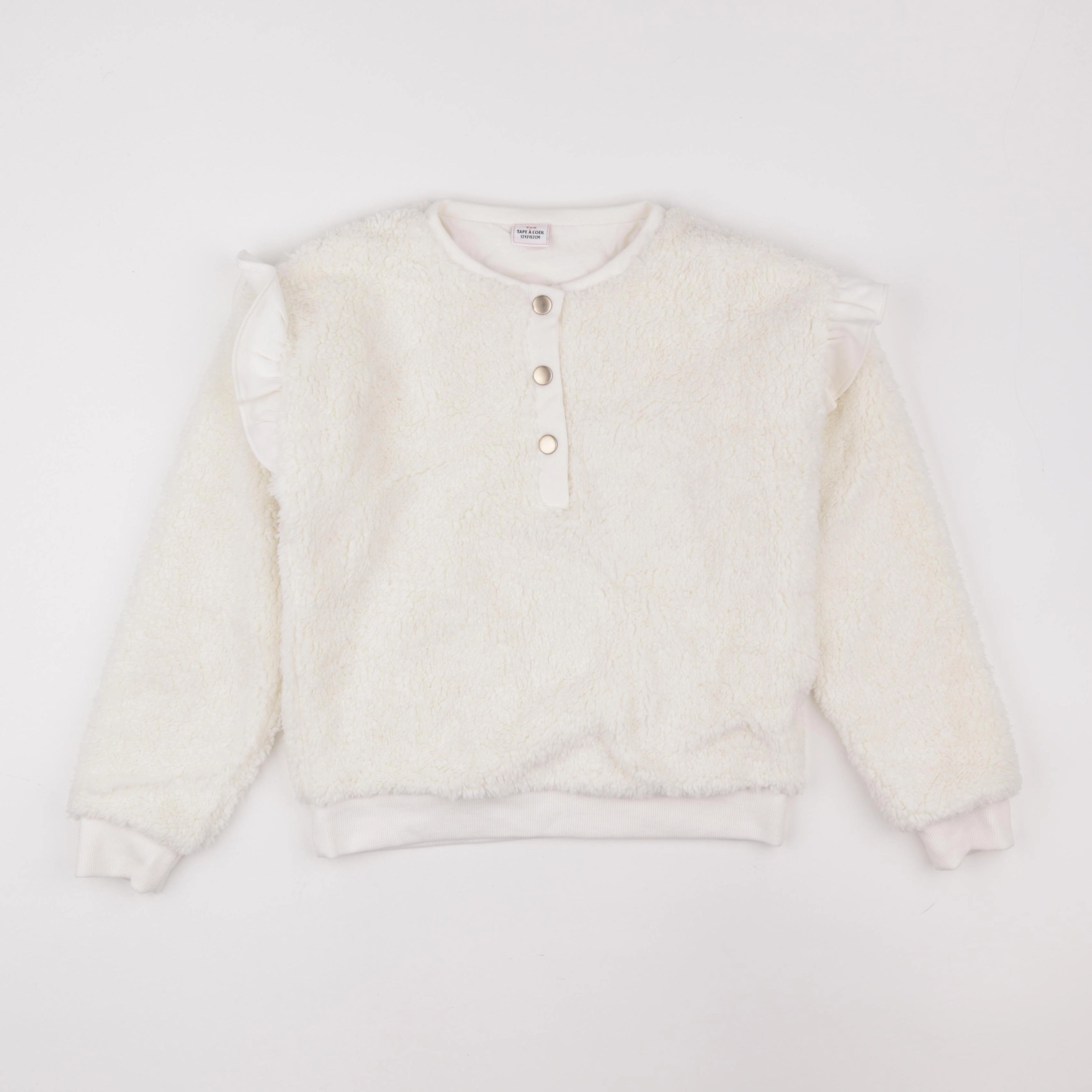 Tape à l'oeil - pull blanc - 12 ans