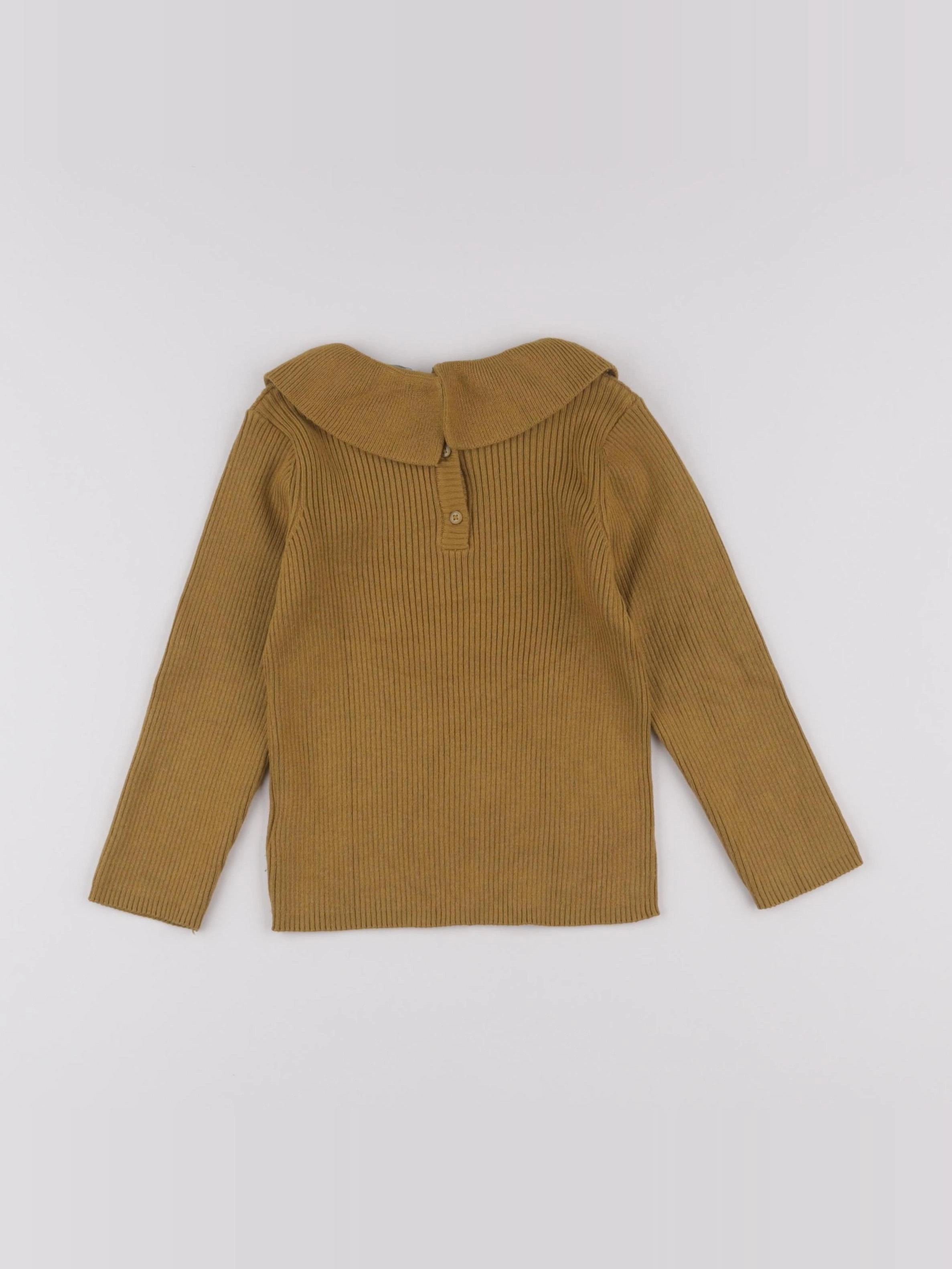 Vertbaudet - pull jaune - 36 mois