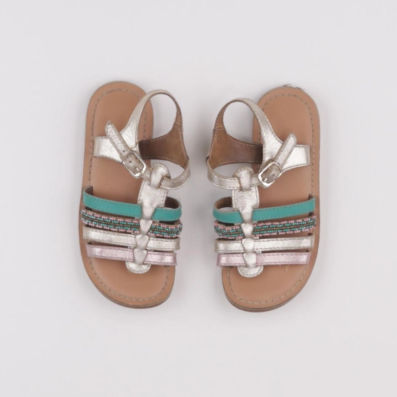 Okaidi - sandales multicolore - pointure 28