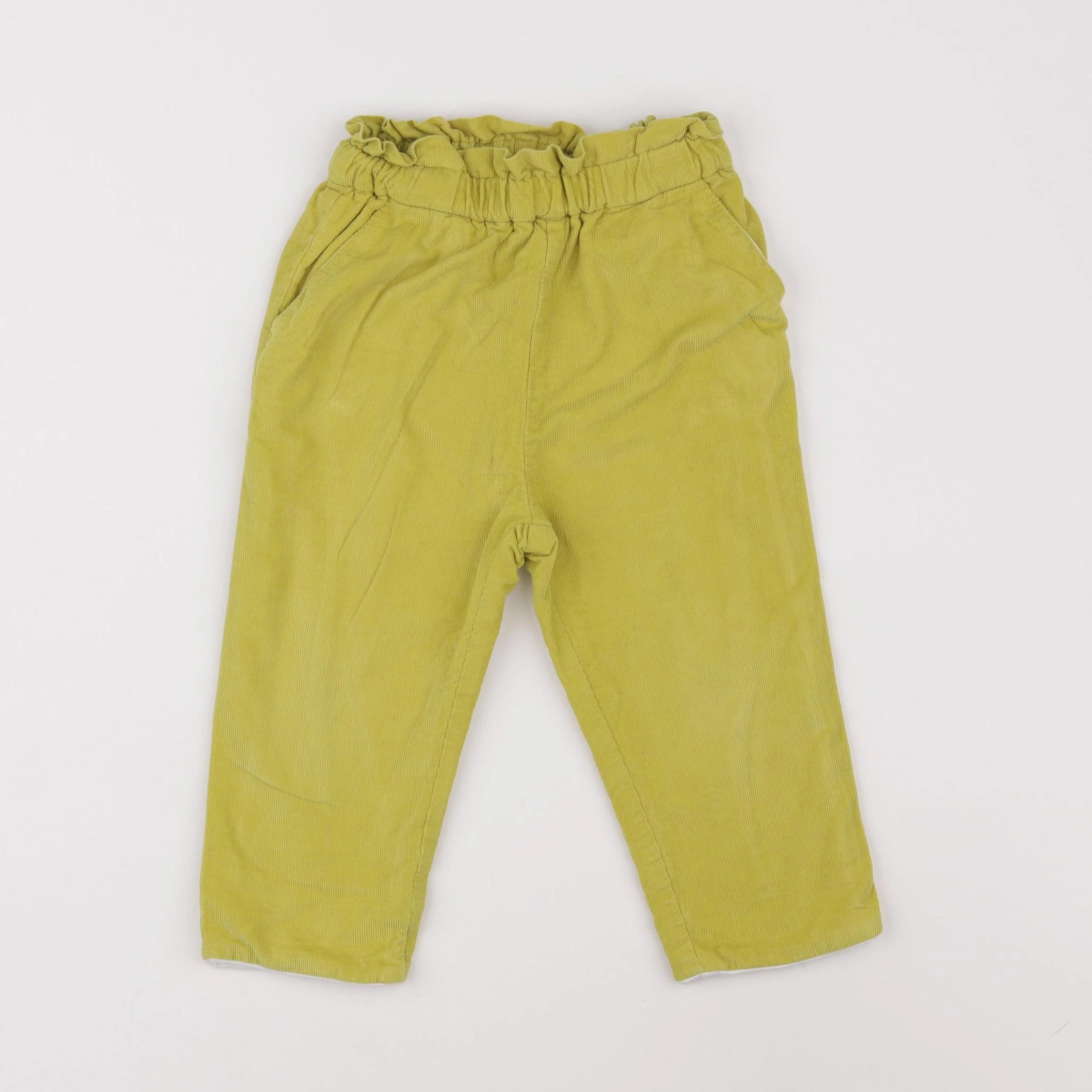 Jacadi - pantalon doublé vert - 24 mois