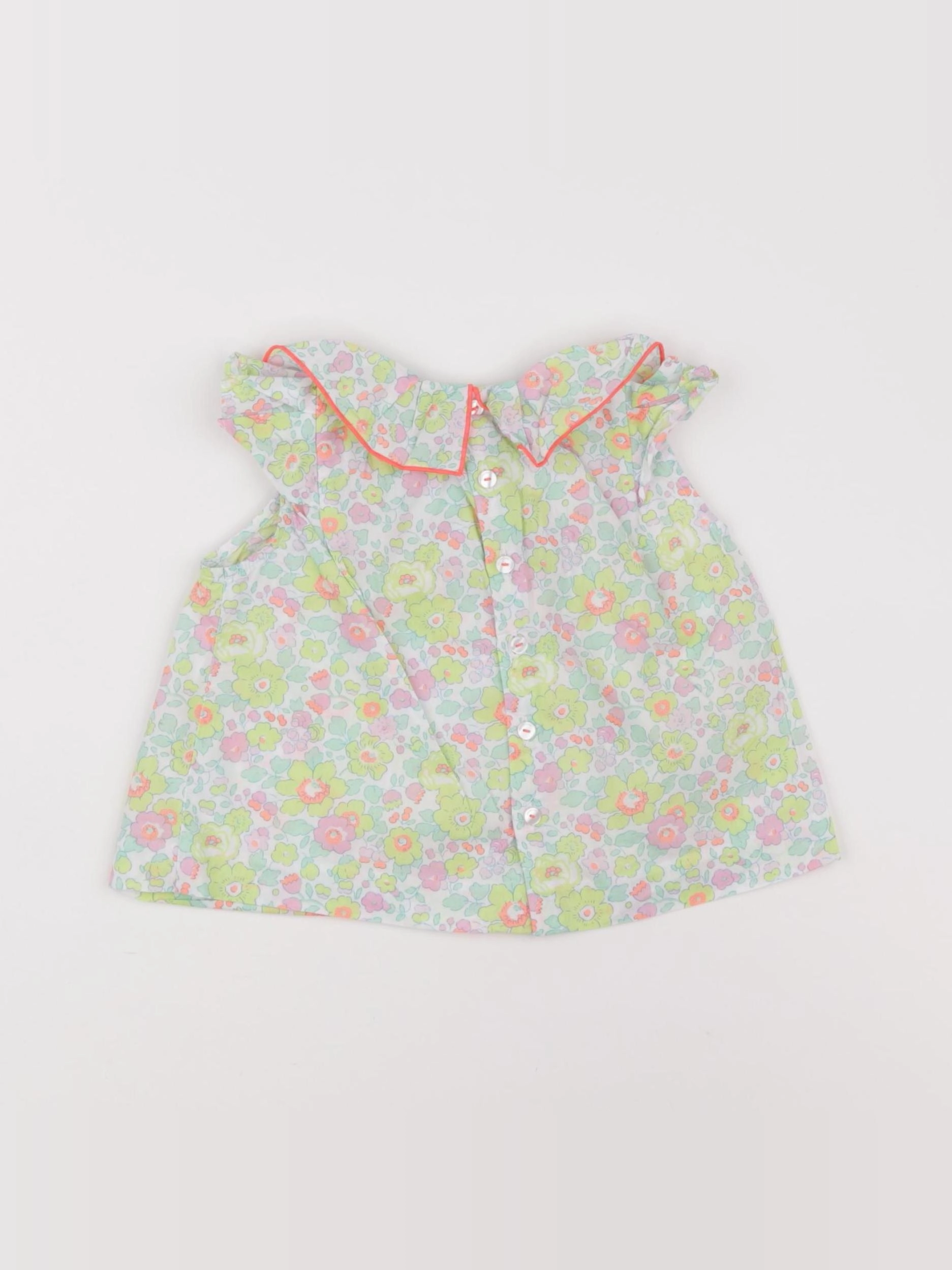 Jacadi - blouse liberty multicolore - 12 mois