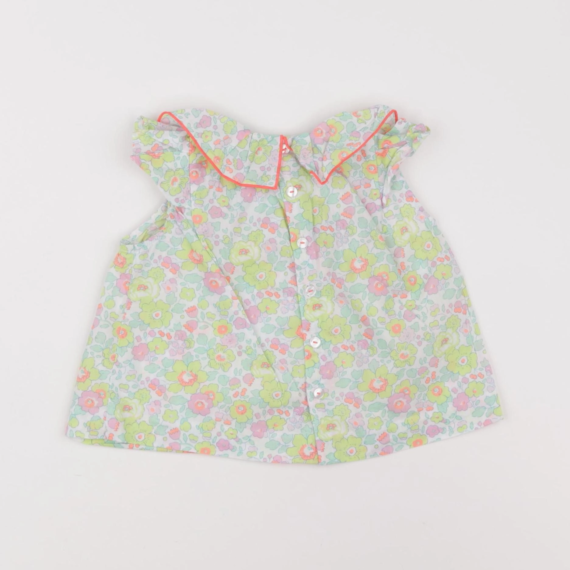 Jacadi - blouse liberty multicolore - 12 mois