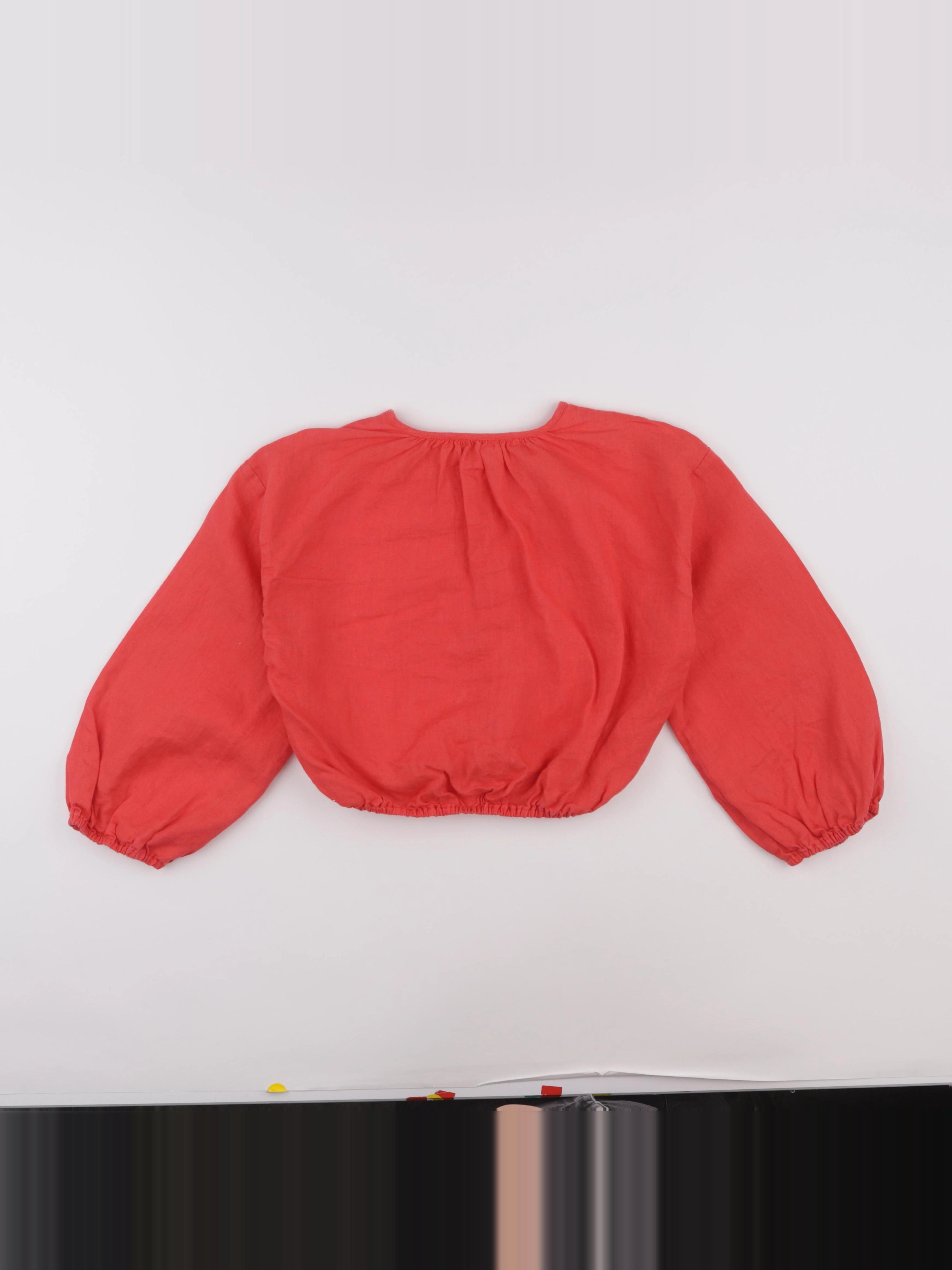 Zara - blouse rouge - 11/12 ans