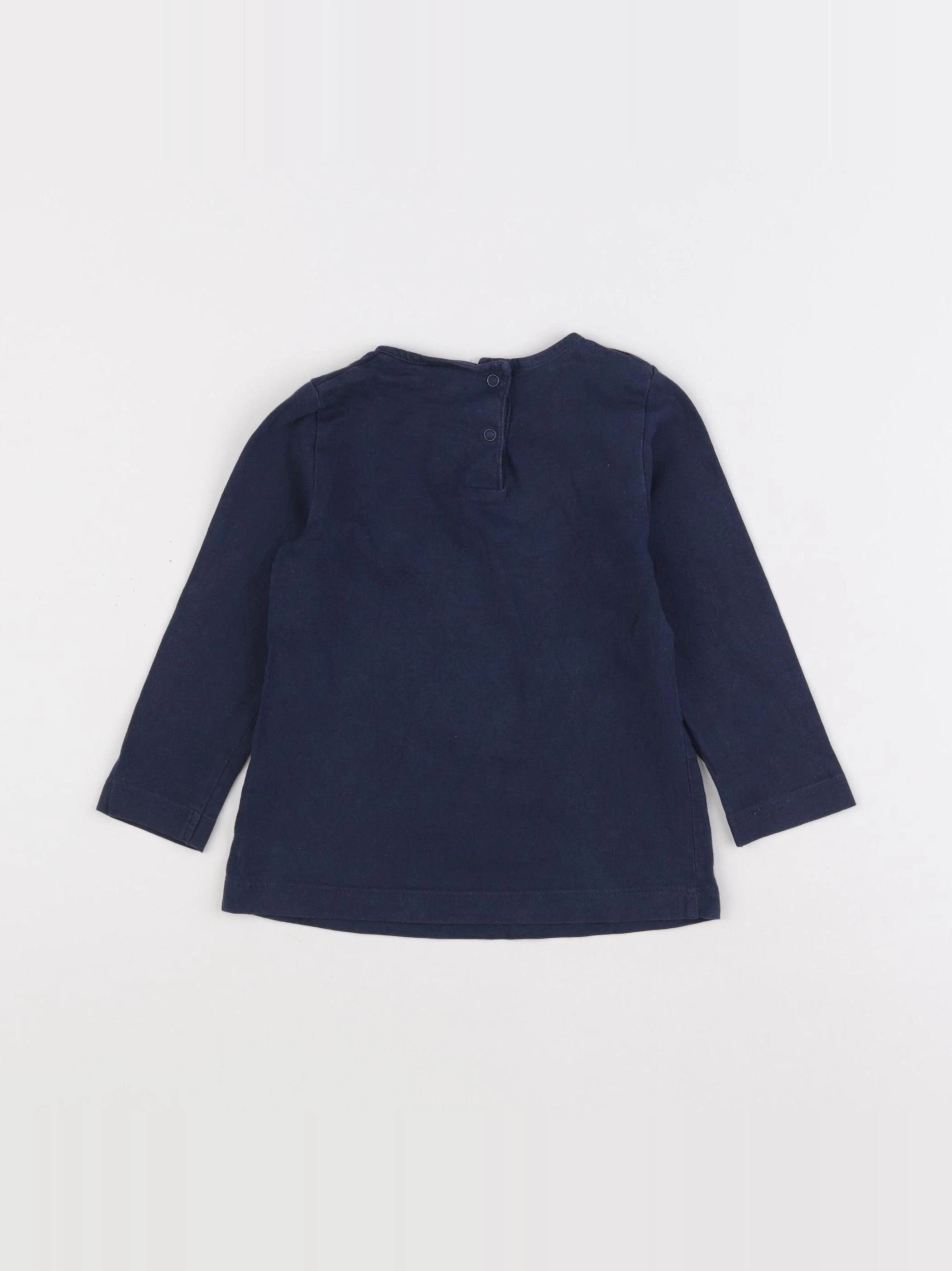 Tape à l'oeil - tee-shirt bleu - 24 mois