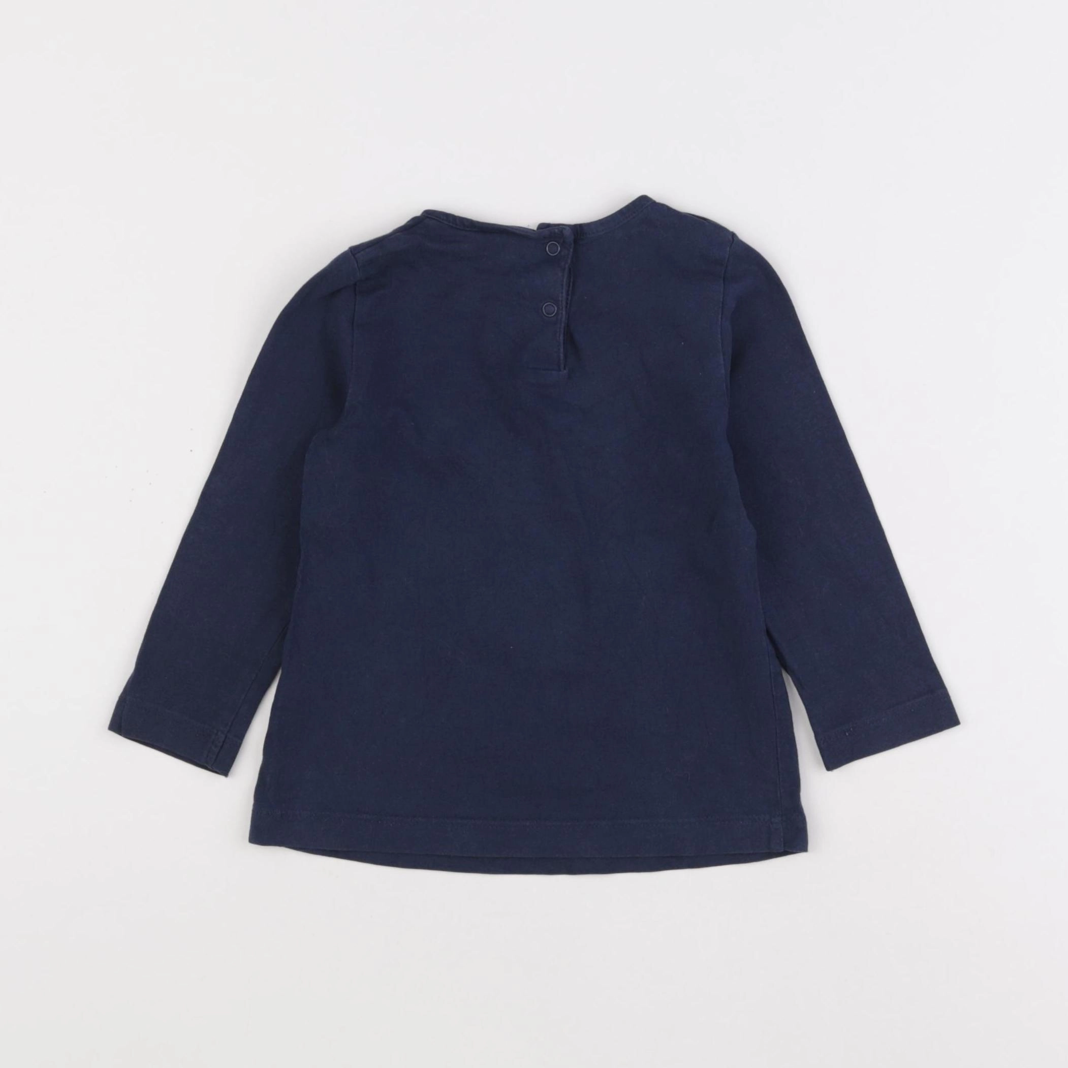 Tape à l'oeil - tee-shirt bleu - 24 mois