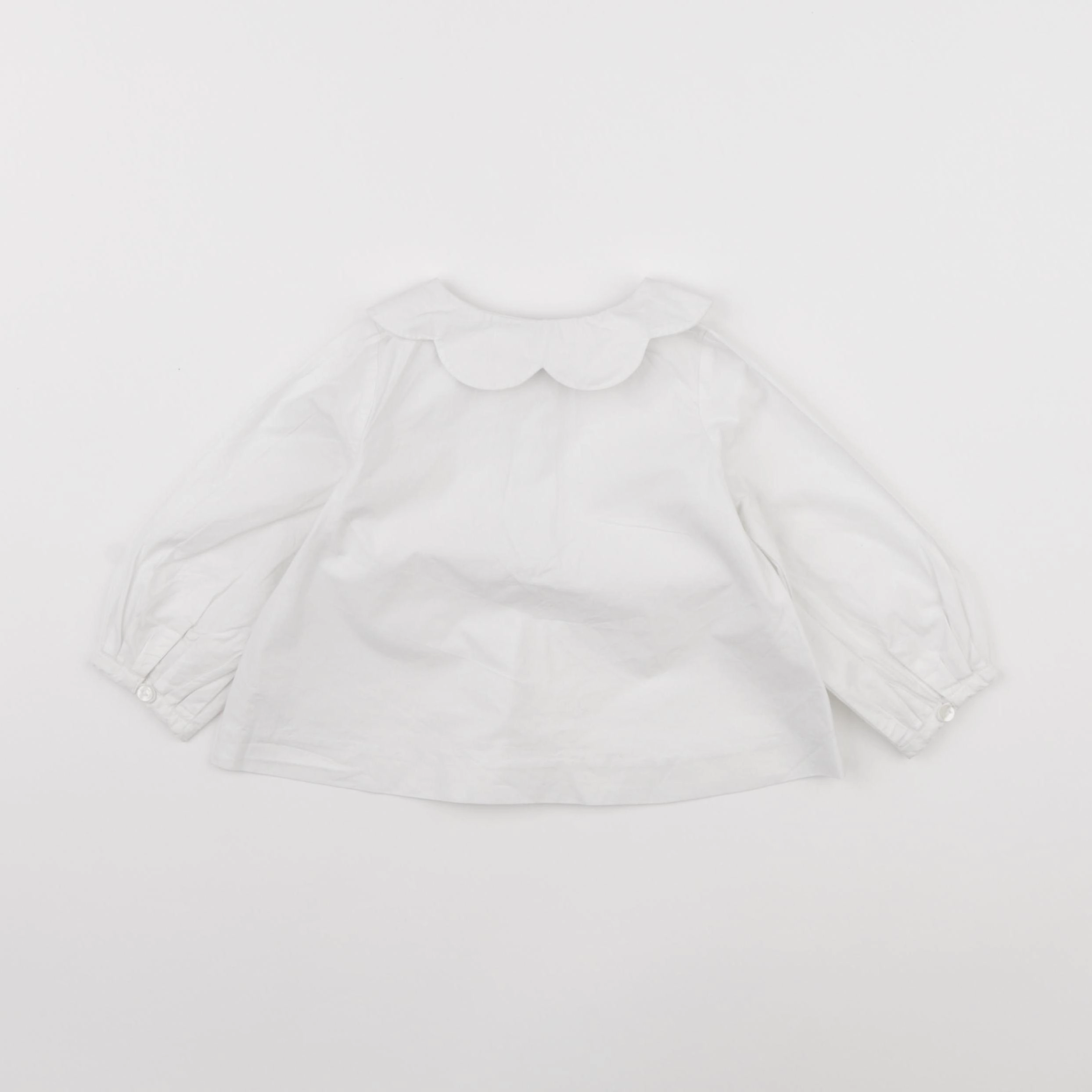 Jacadi - blouse blanc - 12 mois
