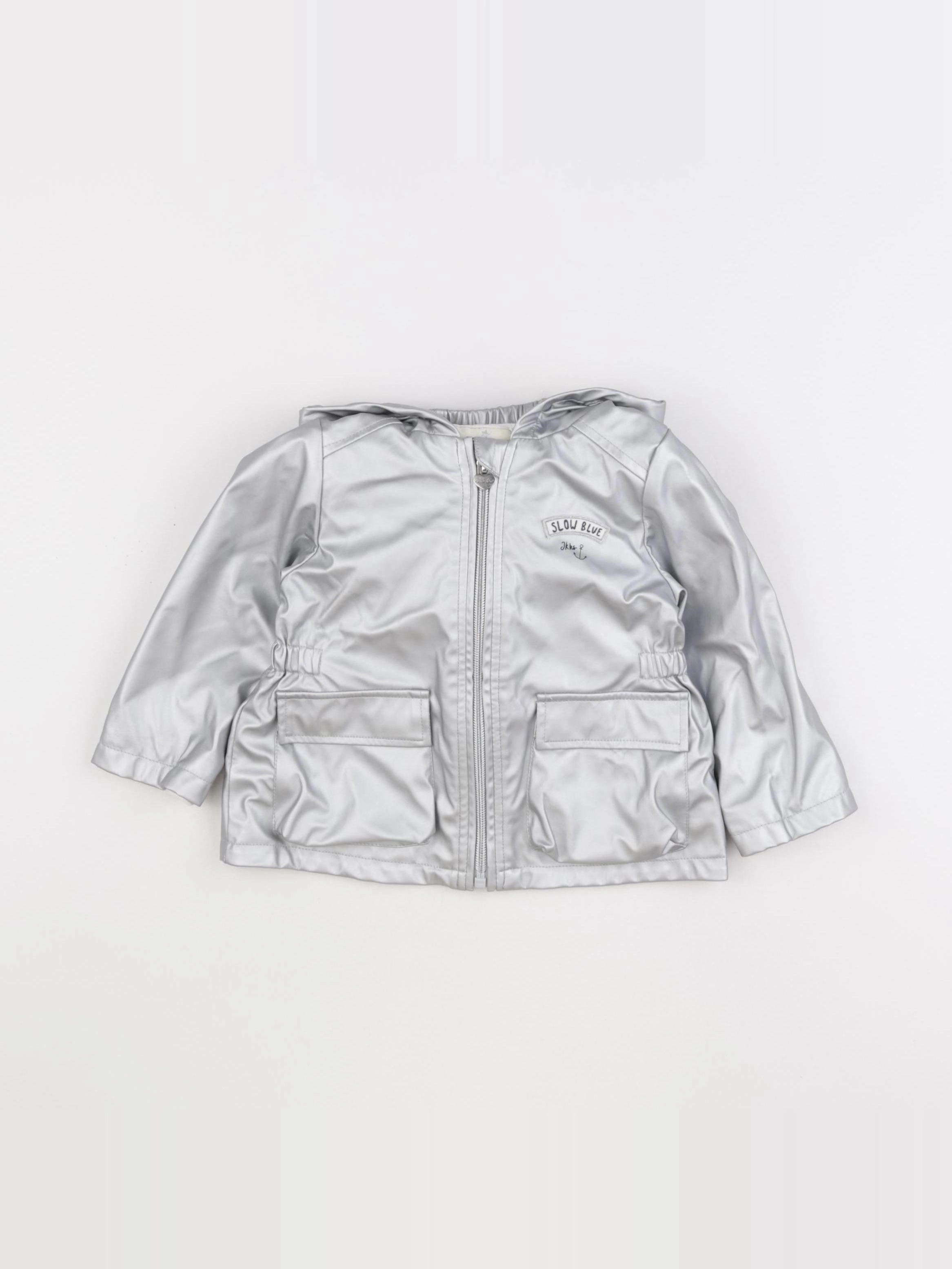 IKKS - imperméable argent - 18 mois