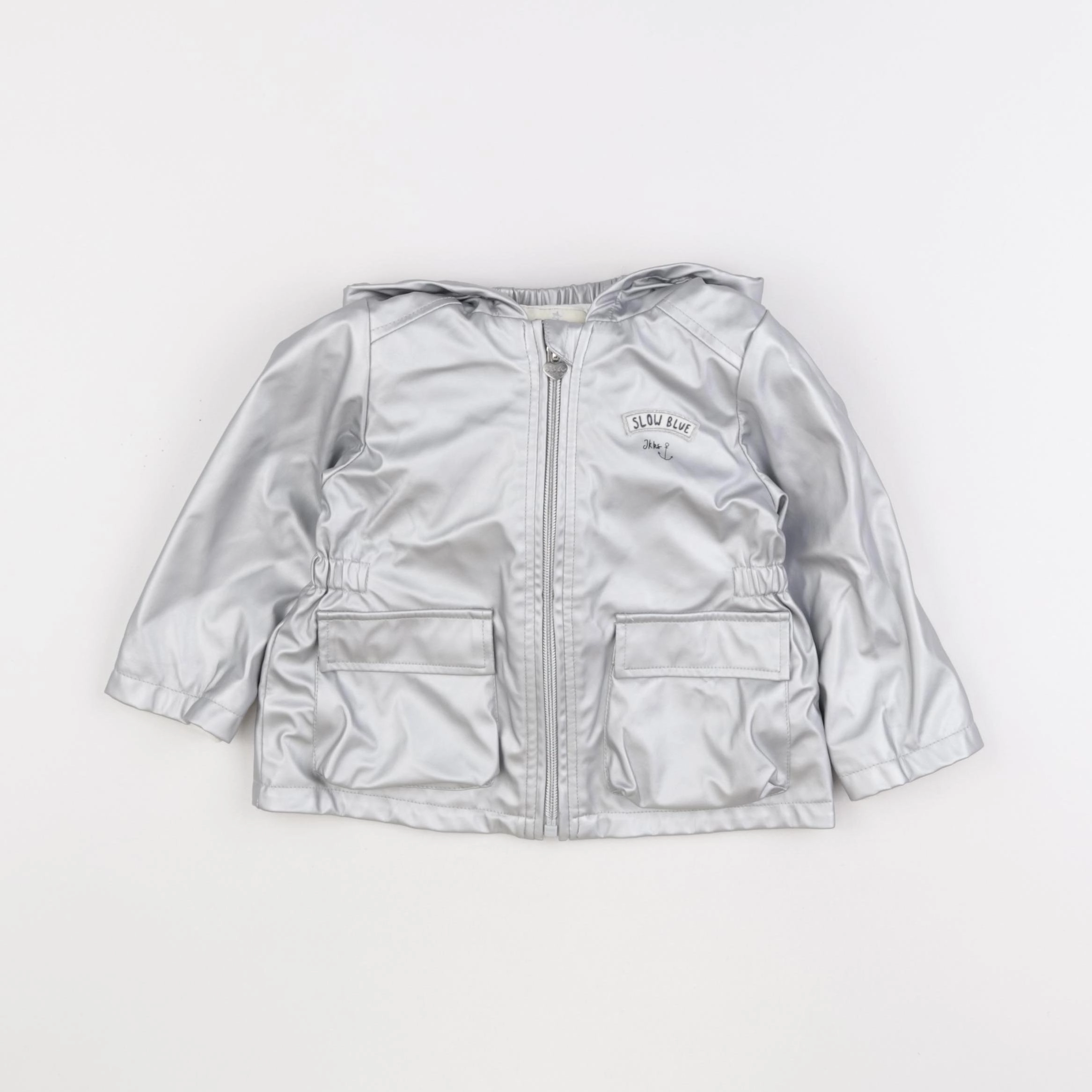 IKKS - imperméable argent - 18 mois