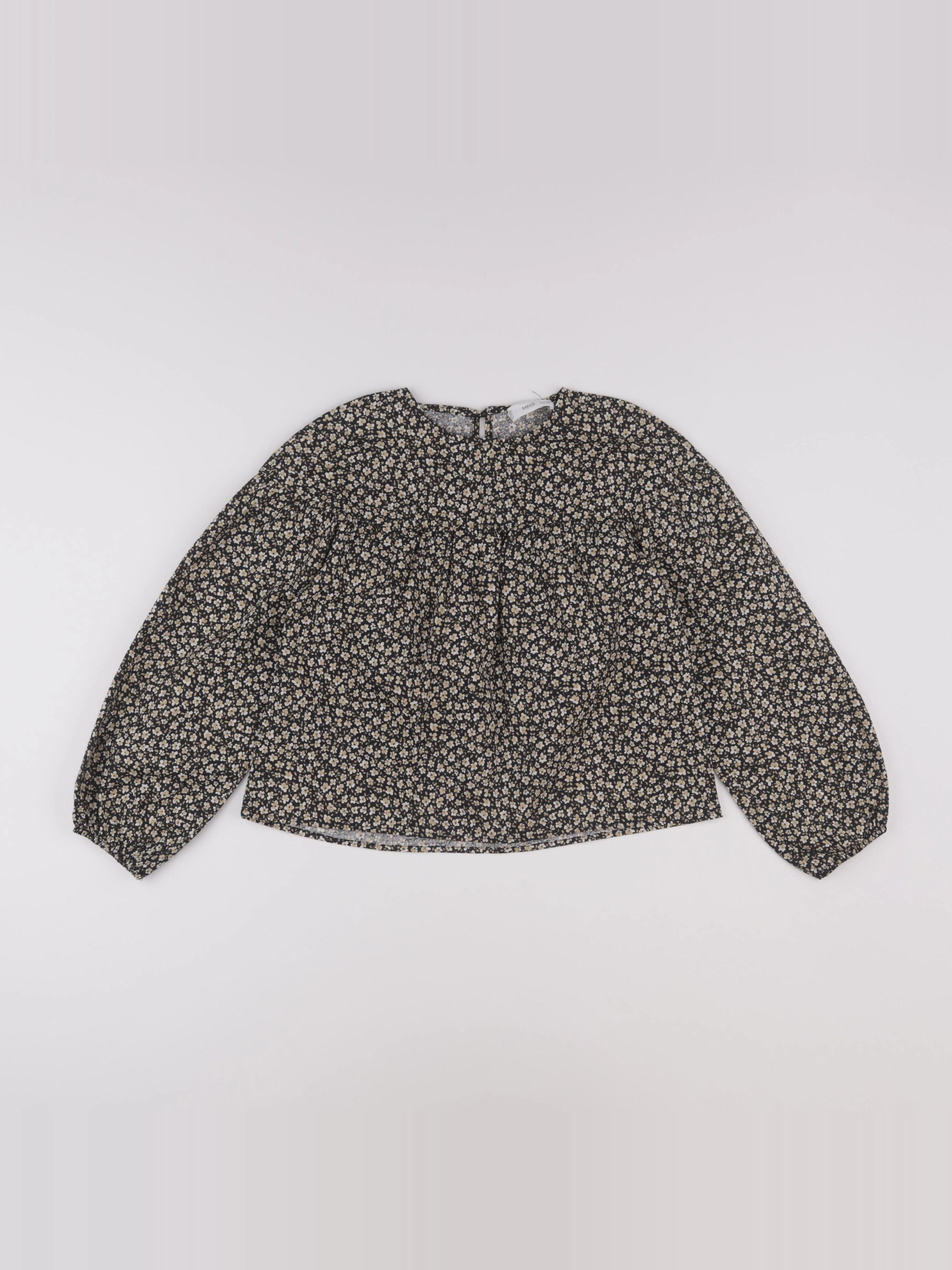 Mango - blouse noir - 8 ans