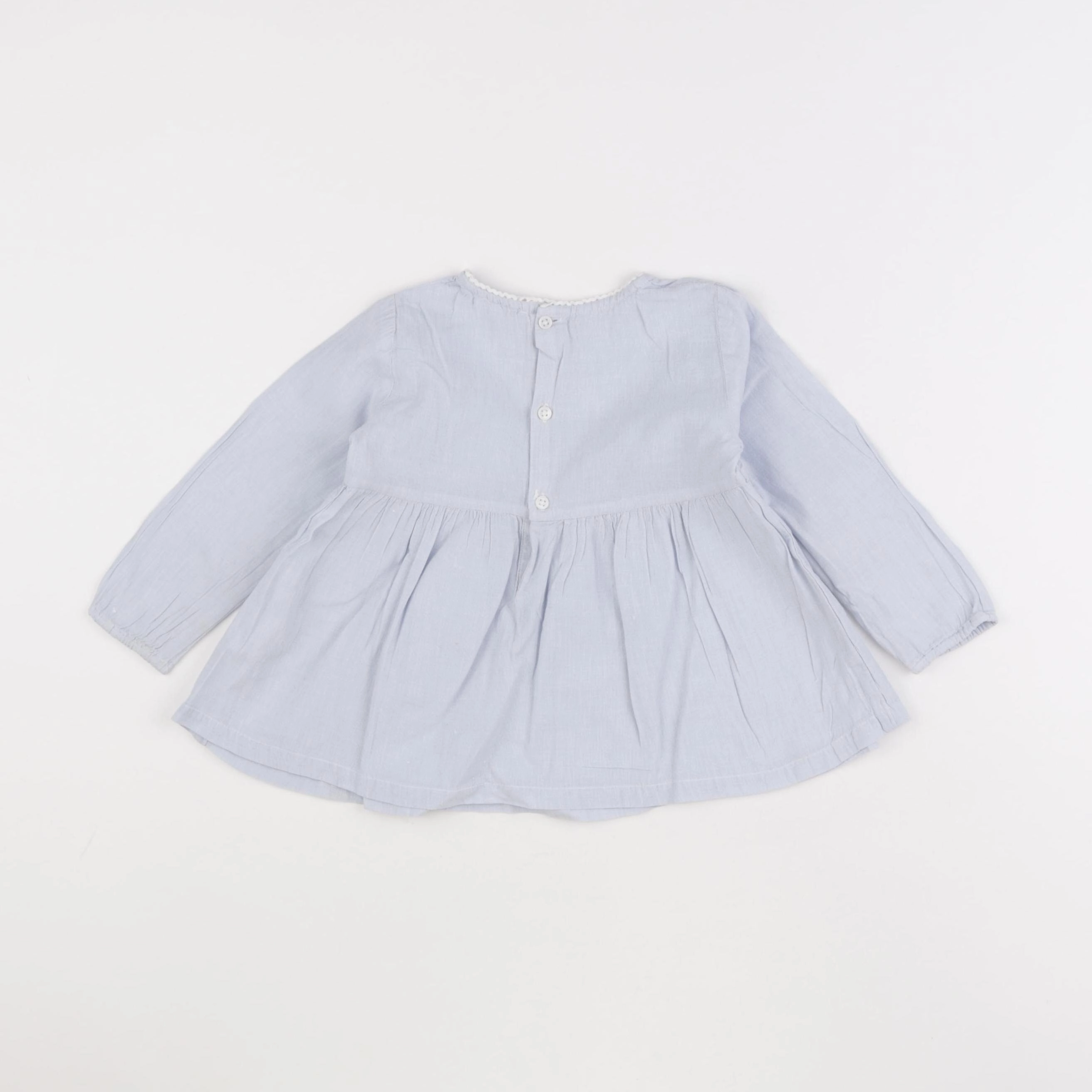 Boutchou - blouse bleu - 24 mois
