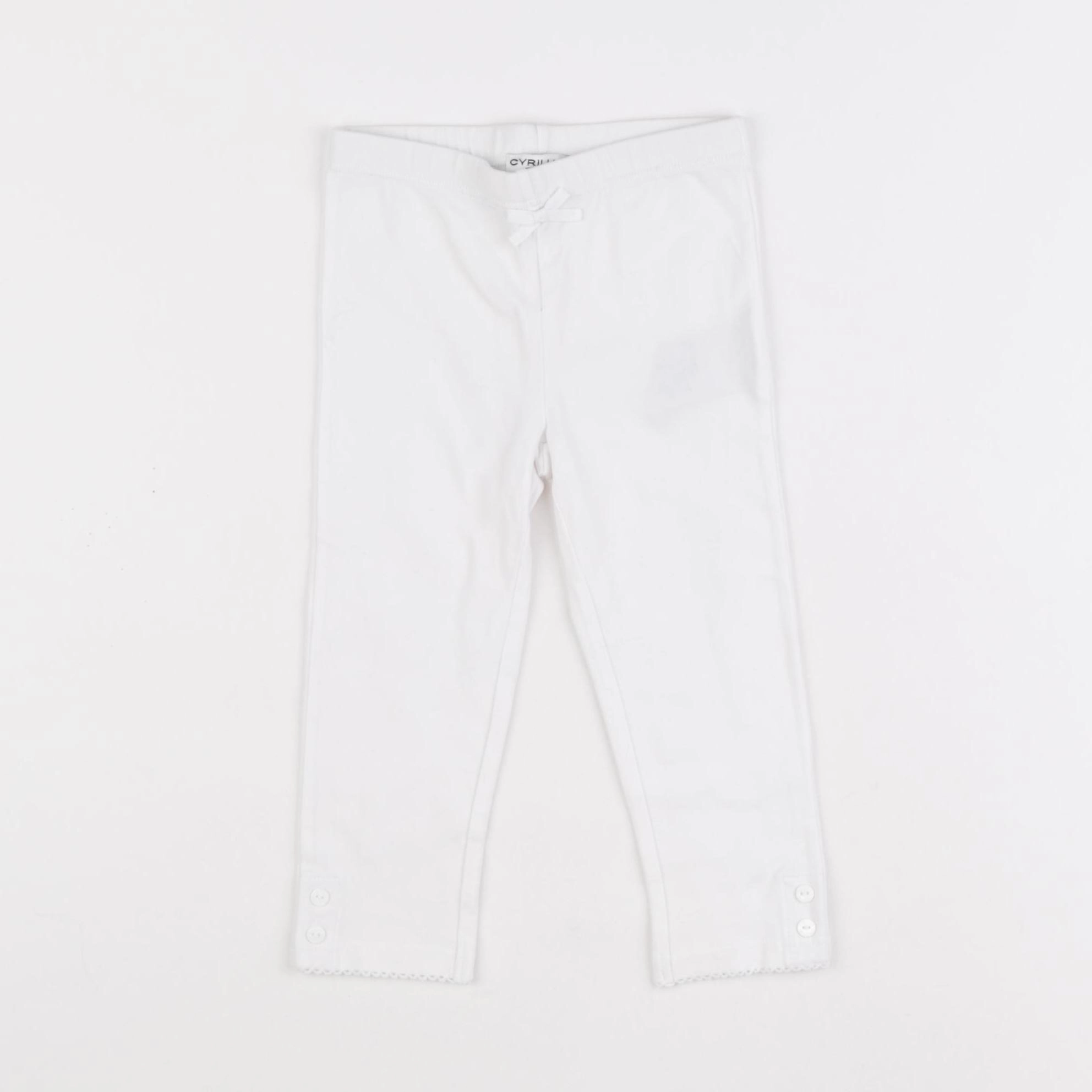 Cyrillus - legging blanc - 24 mois