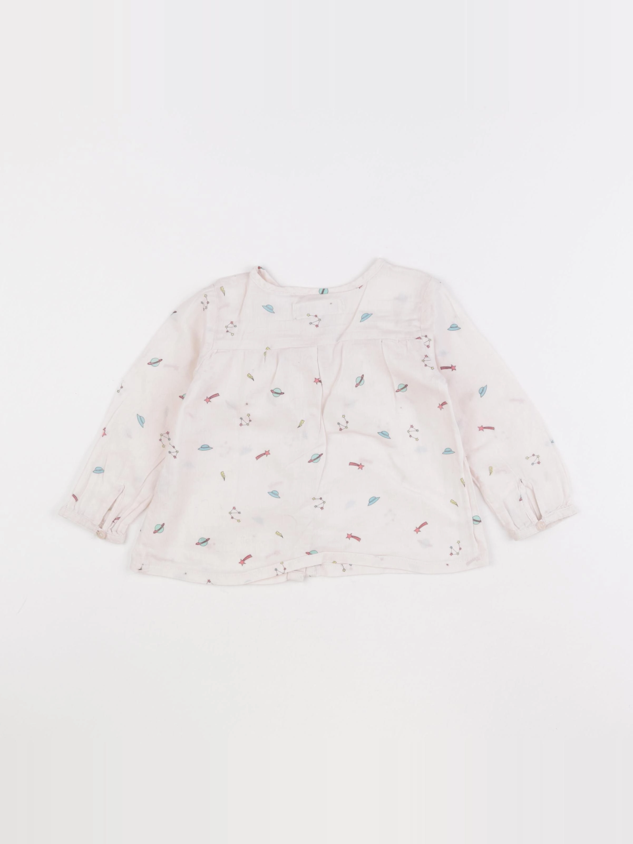 Zara - blouse rose - 12/18 mois