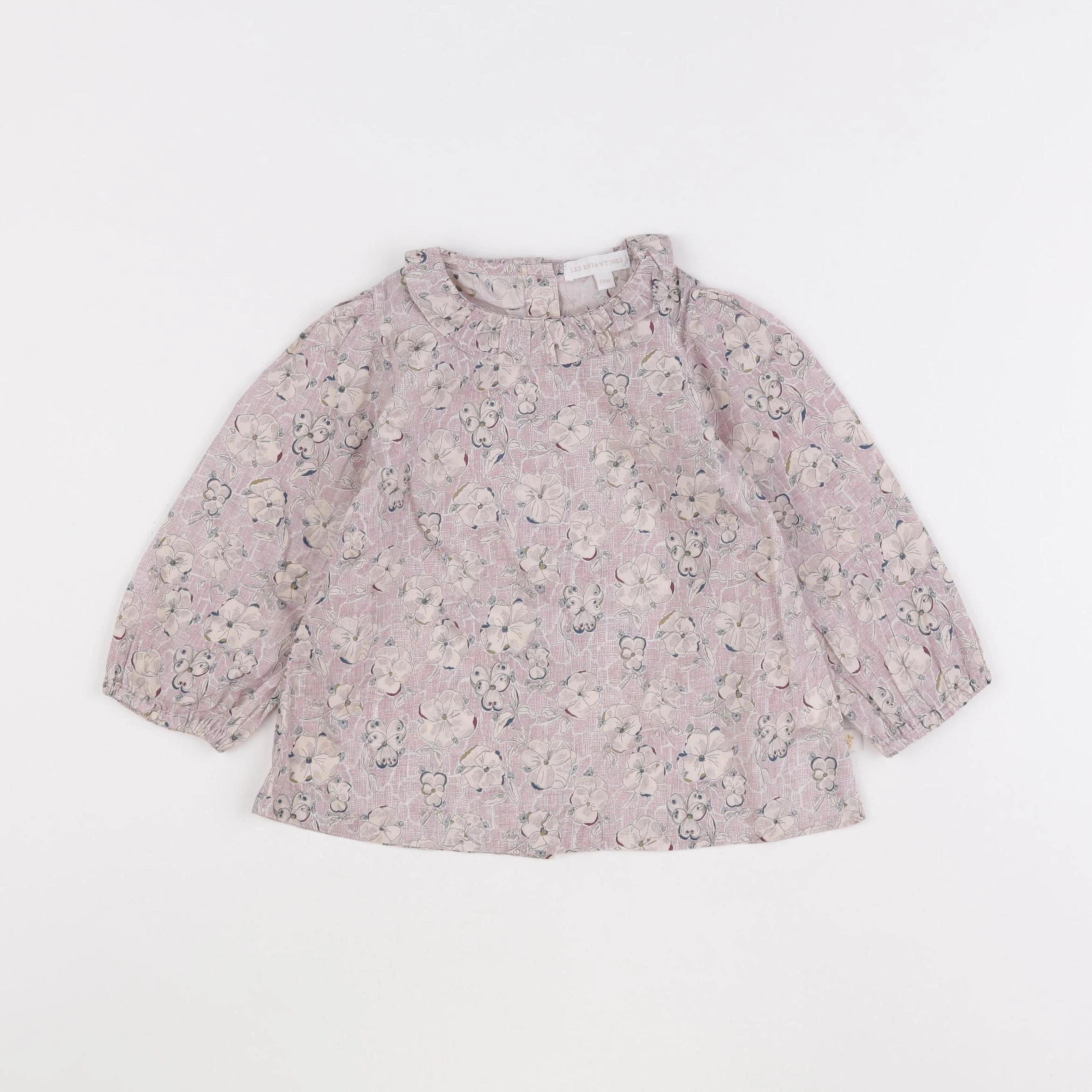 Les Enfantines - blouse multicolore - 24 mois